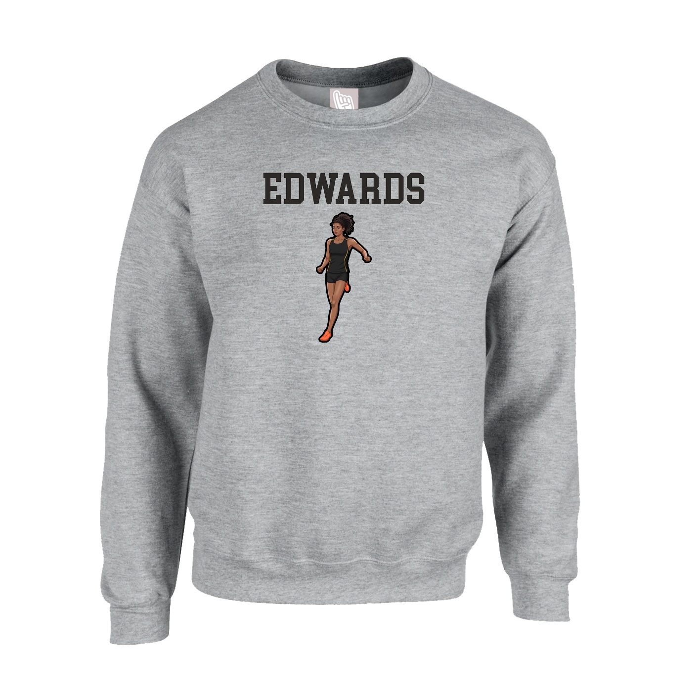 Fleece Crew — Shirsey in Grey