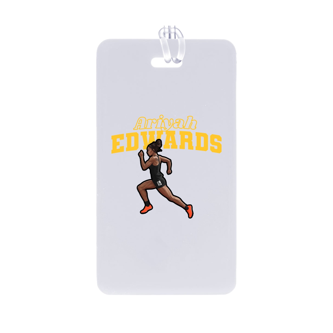Bag Tag — Name Arch in Classic
