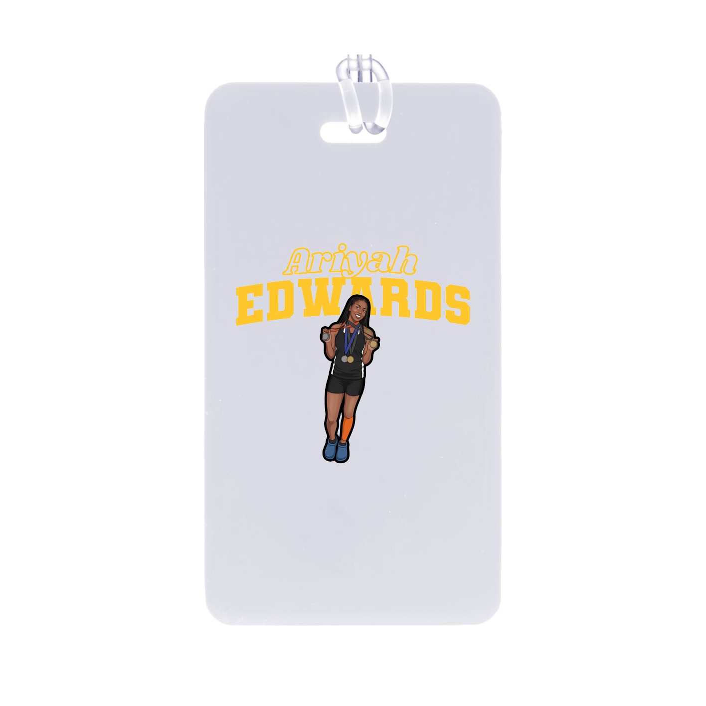 Bag Tag — Name Arch in Classic