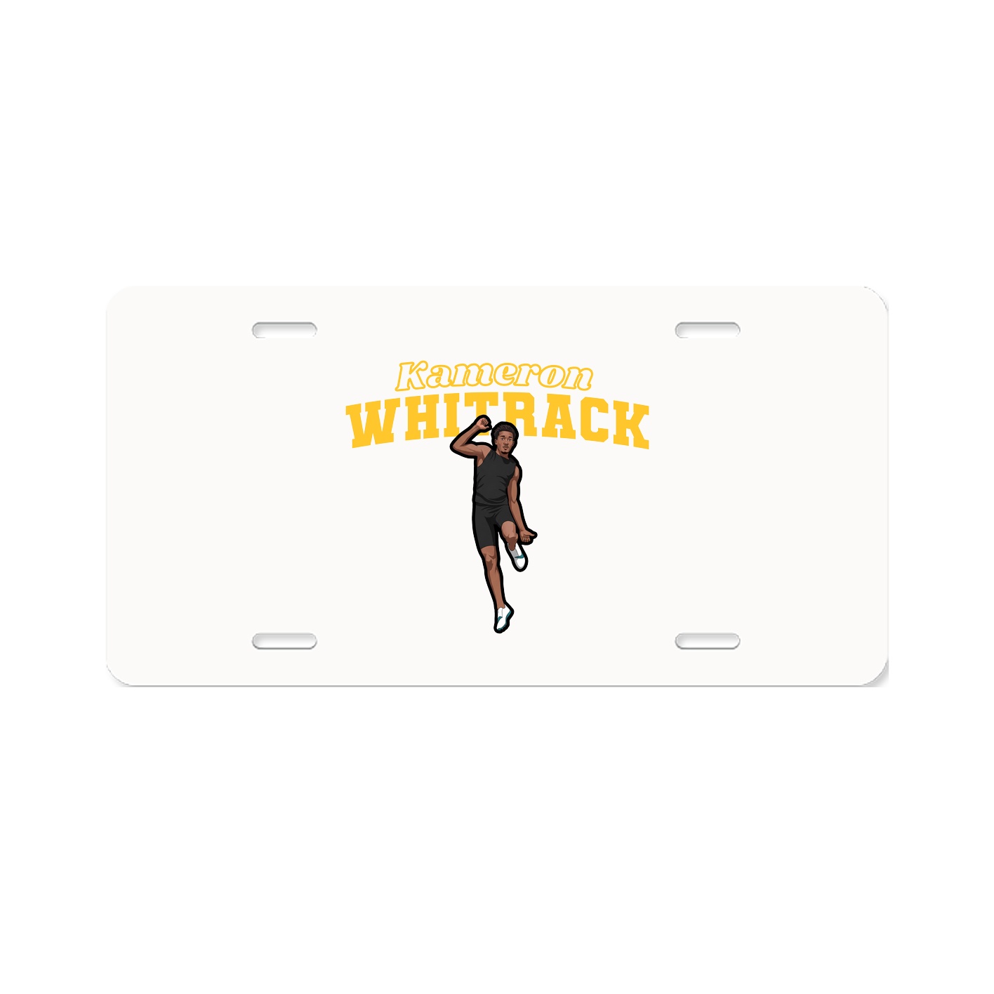 License Plate — Name Arch in Classic
