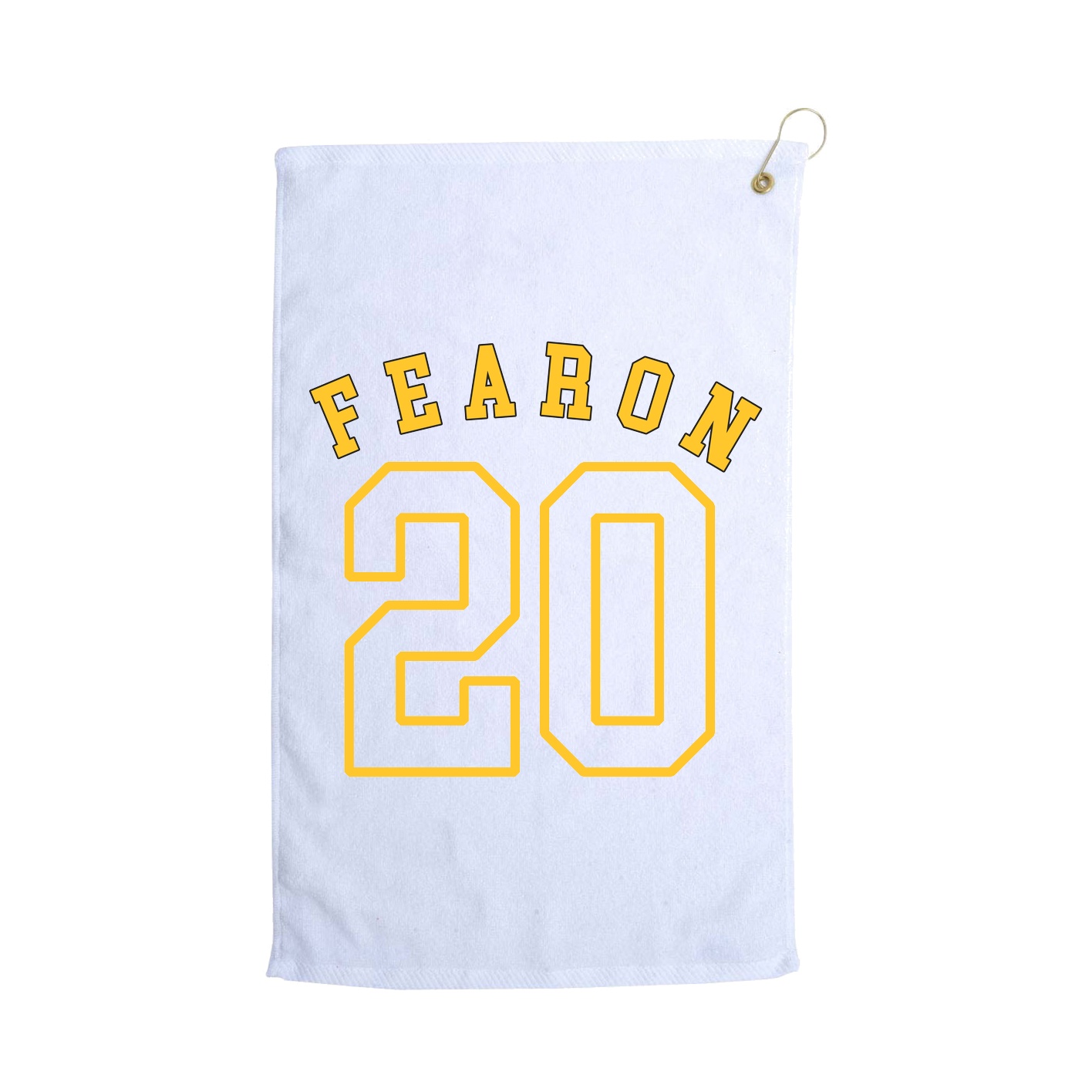 Golf Towel — Shirsey Arch in White