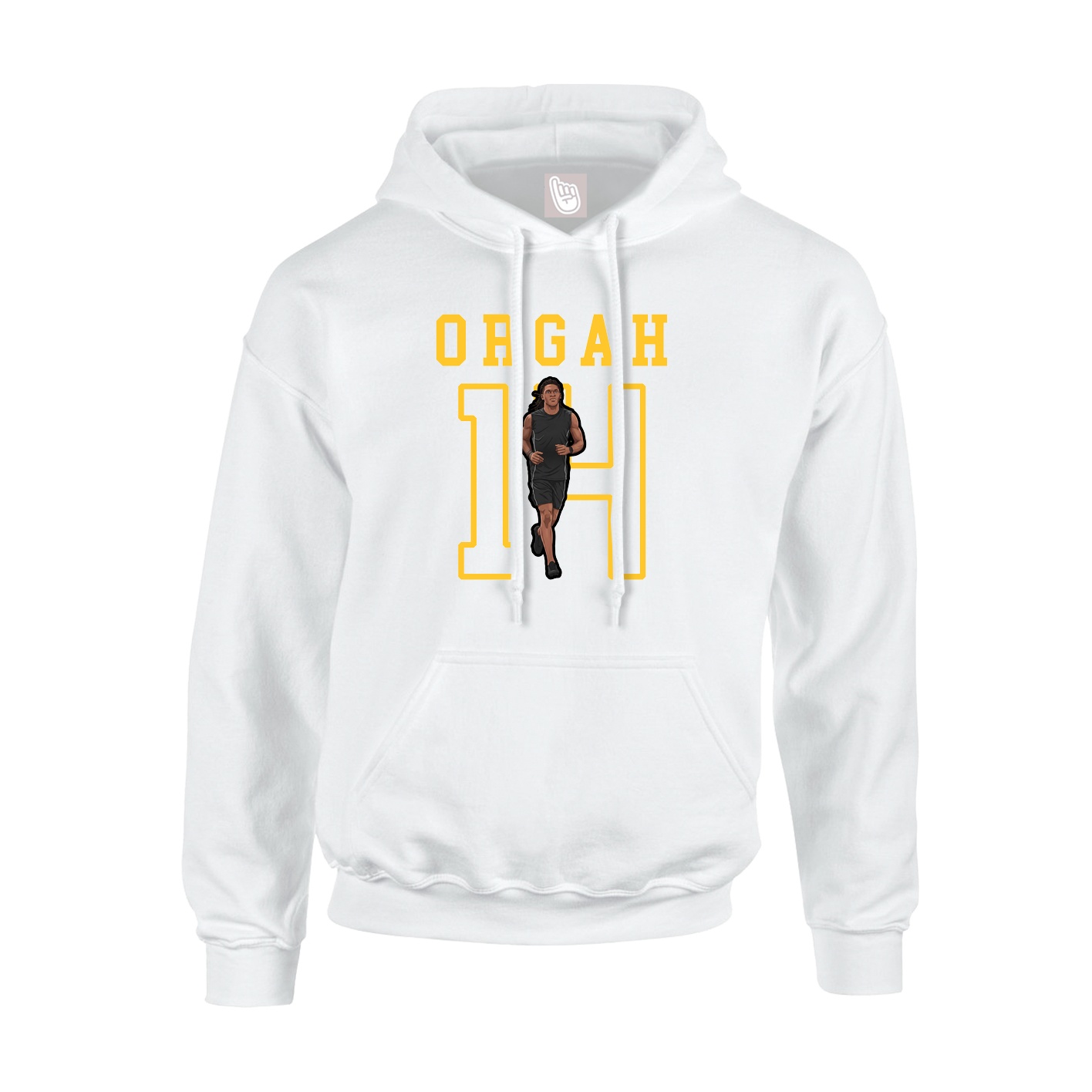 Hoodie — Shirsey in White