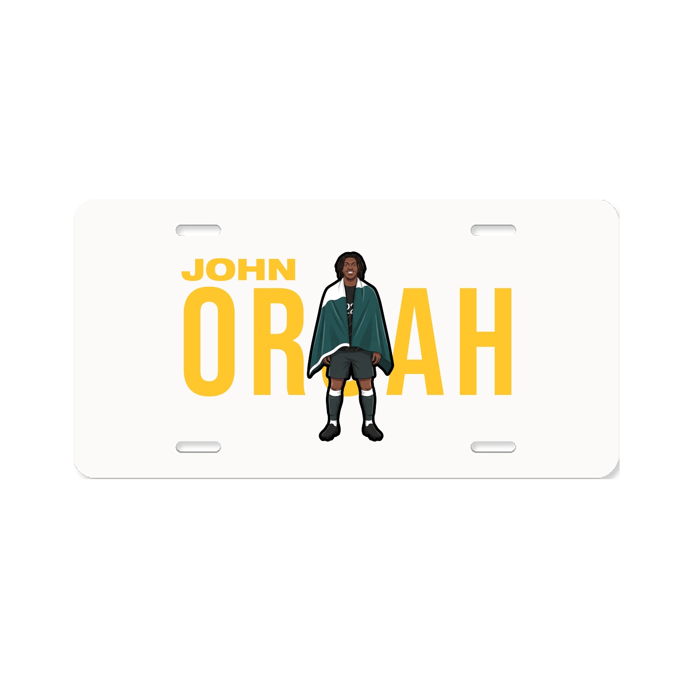 License Plate — Player Name in Classic
