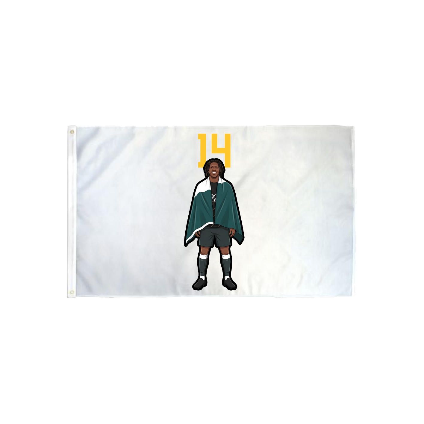 3x5 Flag — Number Top in Classic