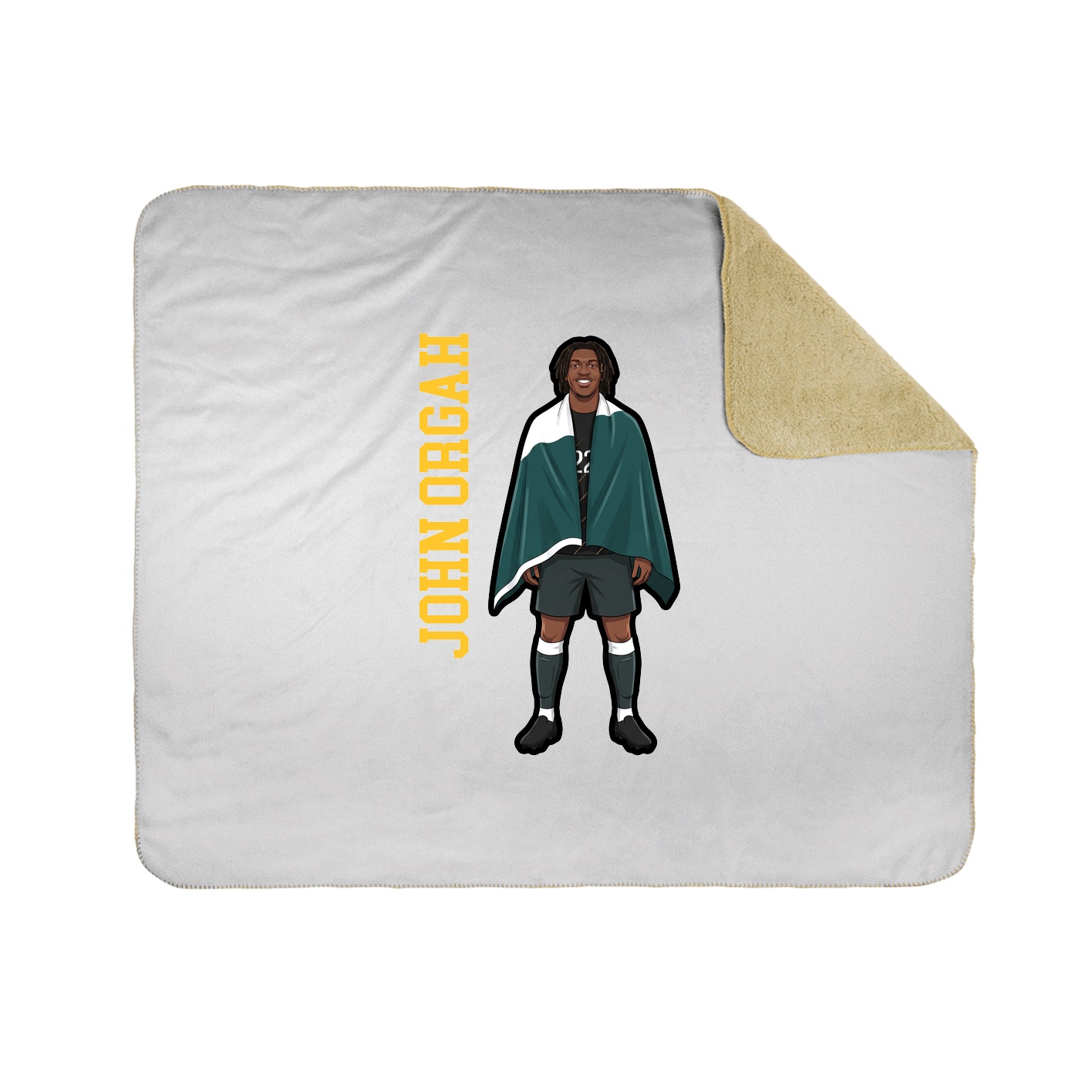 50x60 Sherpa Lined Throw Blanket