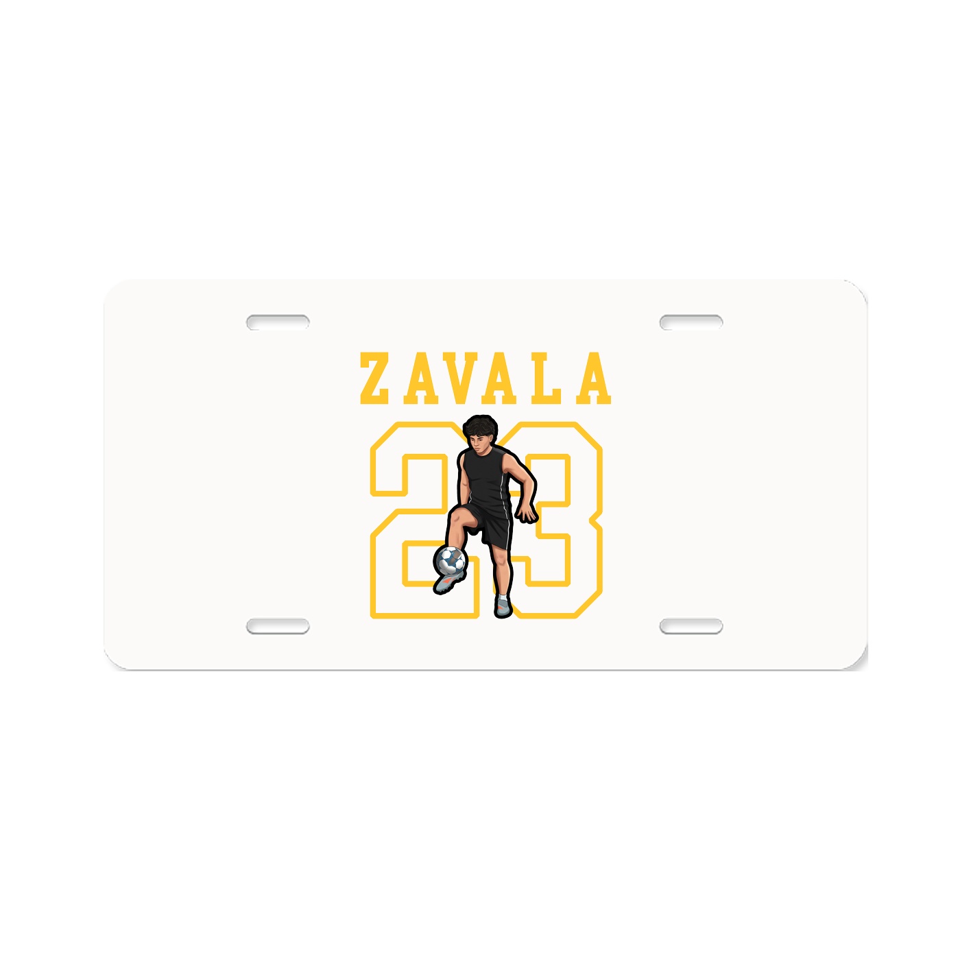 License Plate — Shirsey in Classic