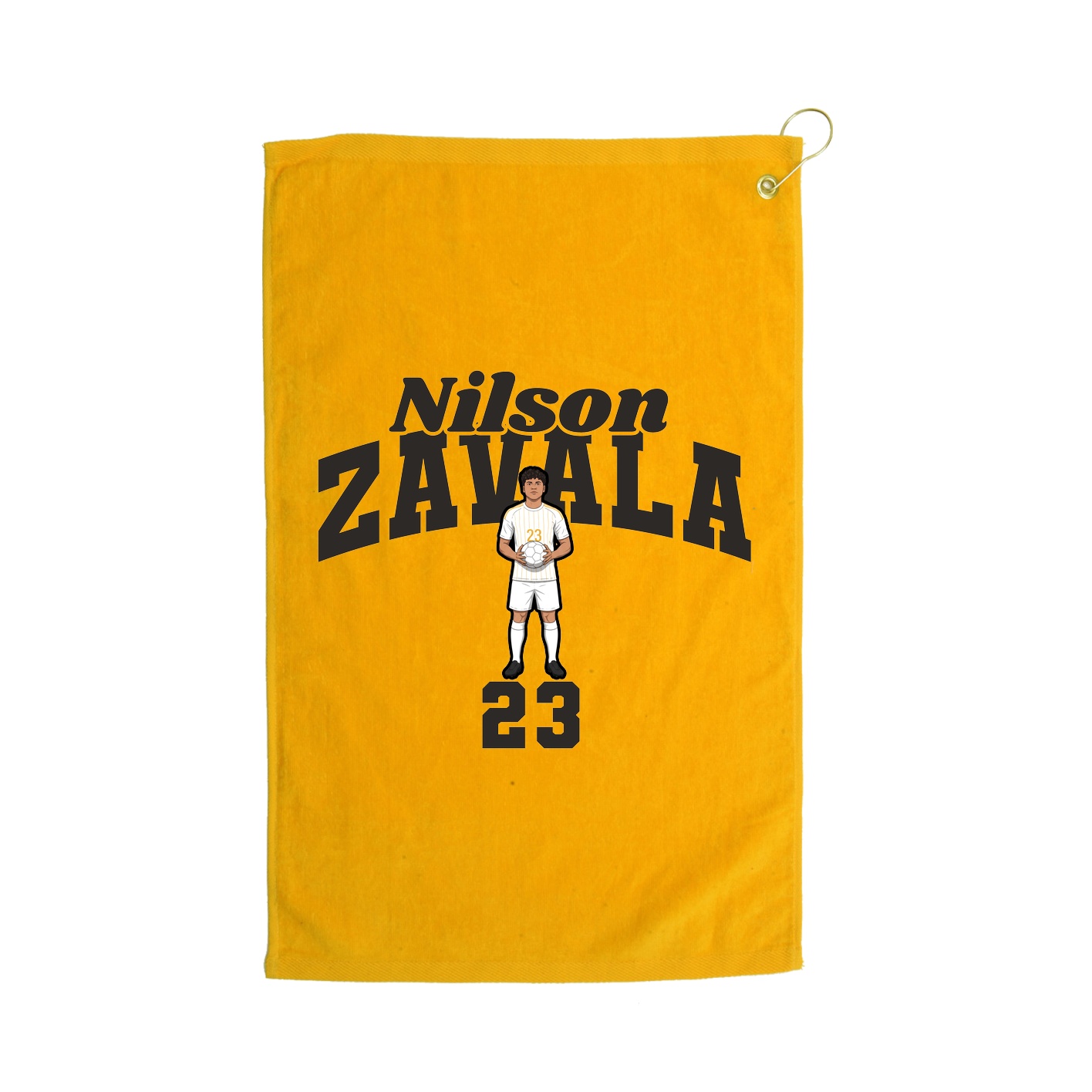 Golf Towel — Signature Arch in Gold
