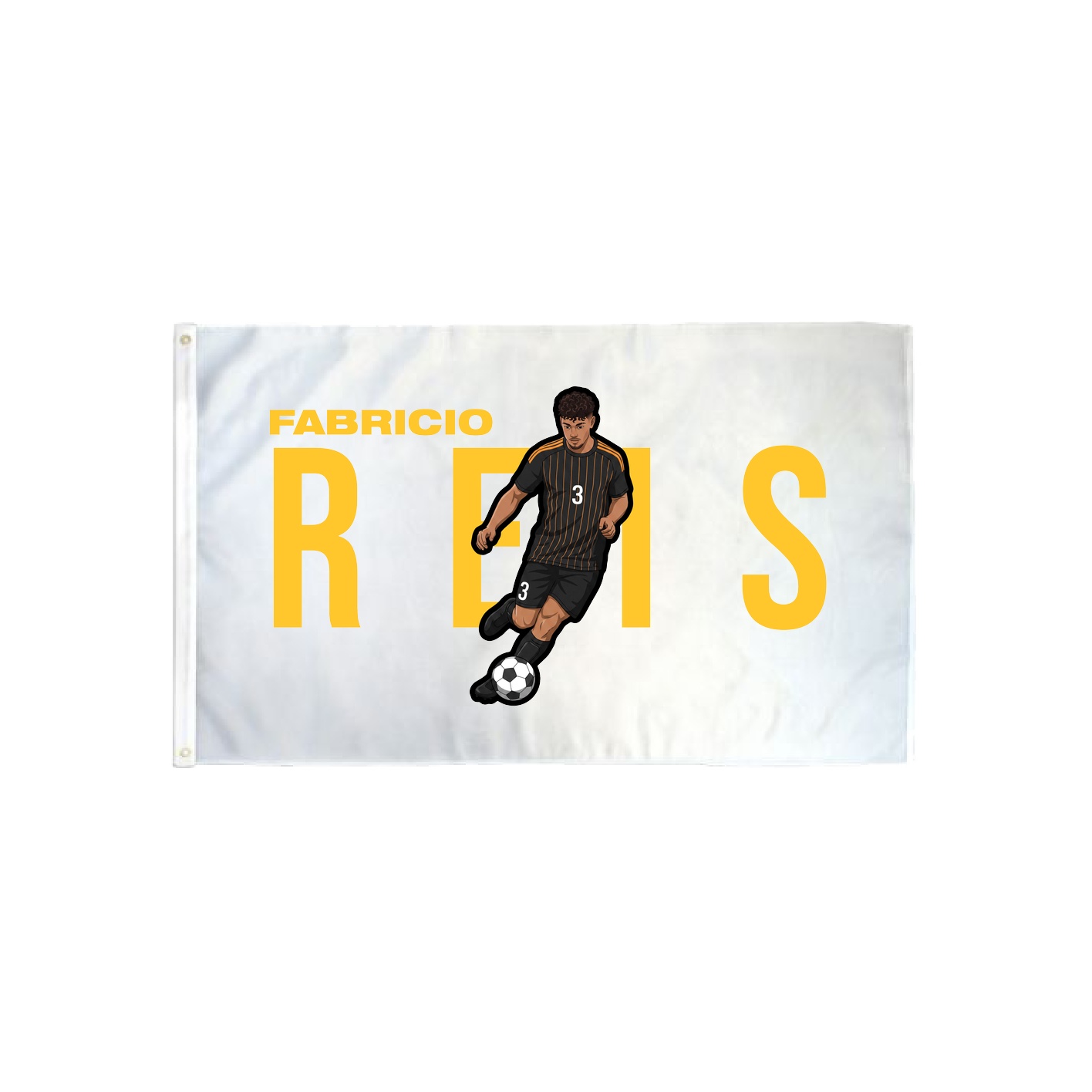 3x5 Flag — Player Name in Classic