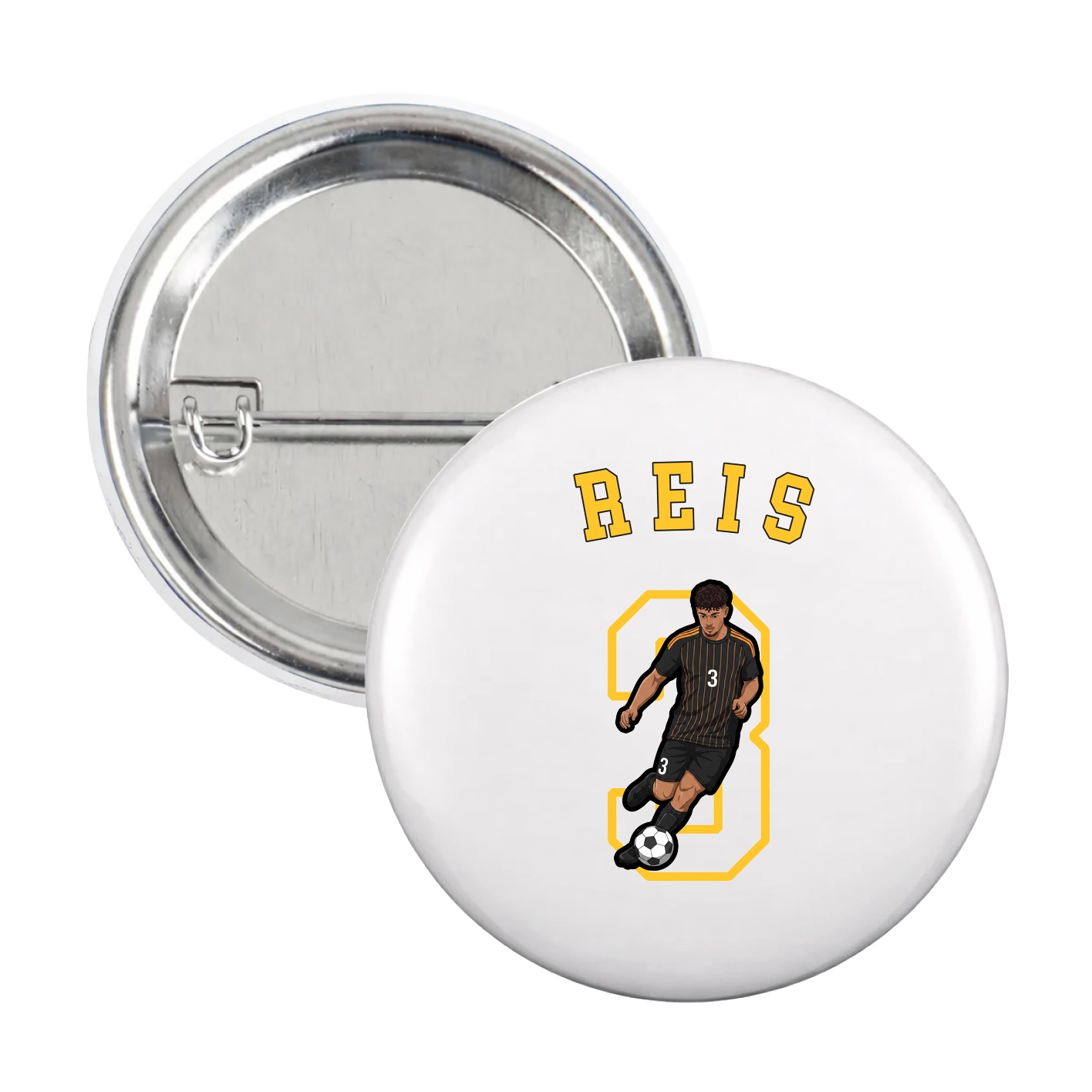 Game Day Button — Shirsey Arch in White