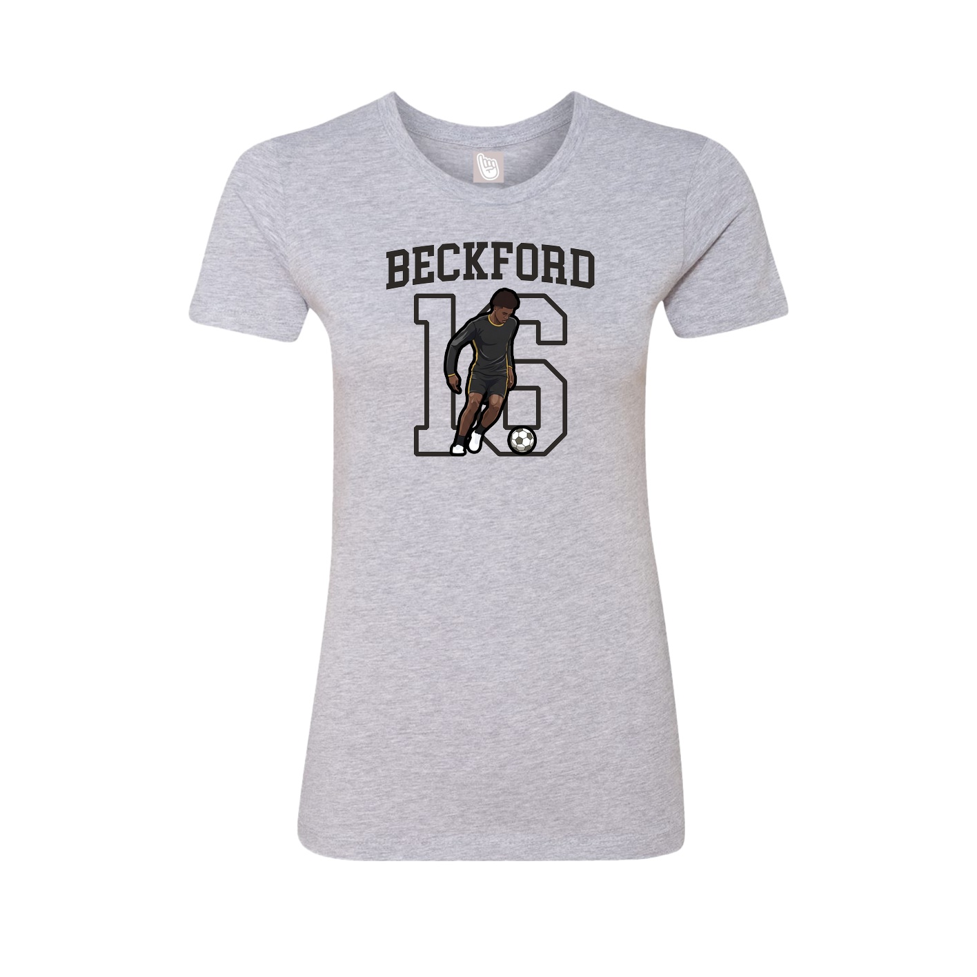 Fitted Women's Tee — Shirsey in Grey