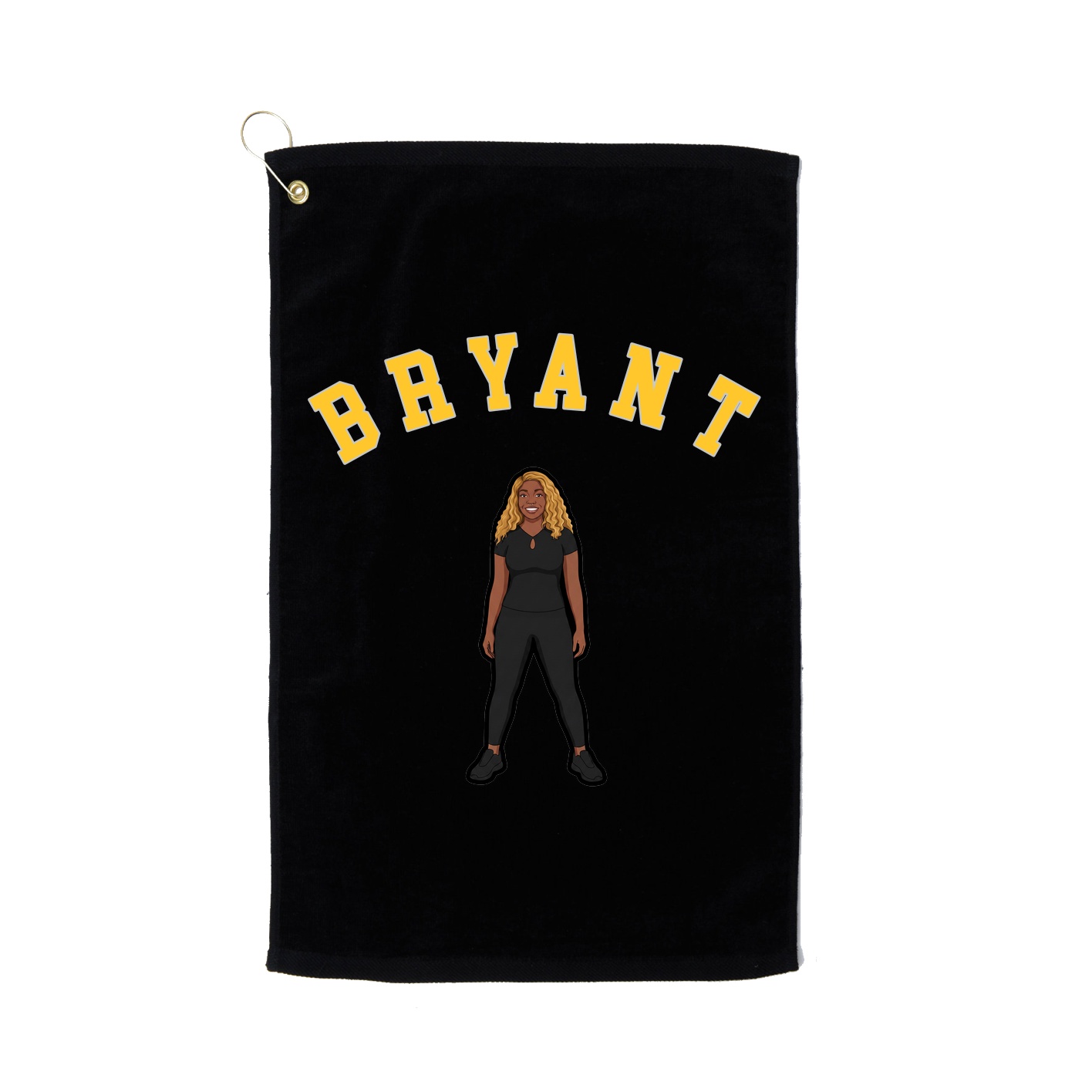 Golf Towel — Shirsey Arch in Black