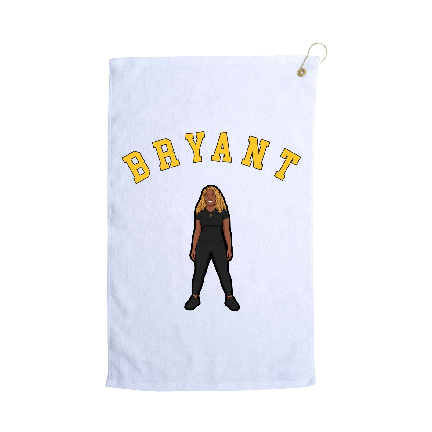 Golf Towel — Shirsey Arch in White