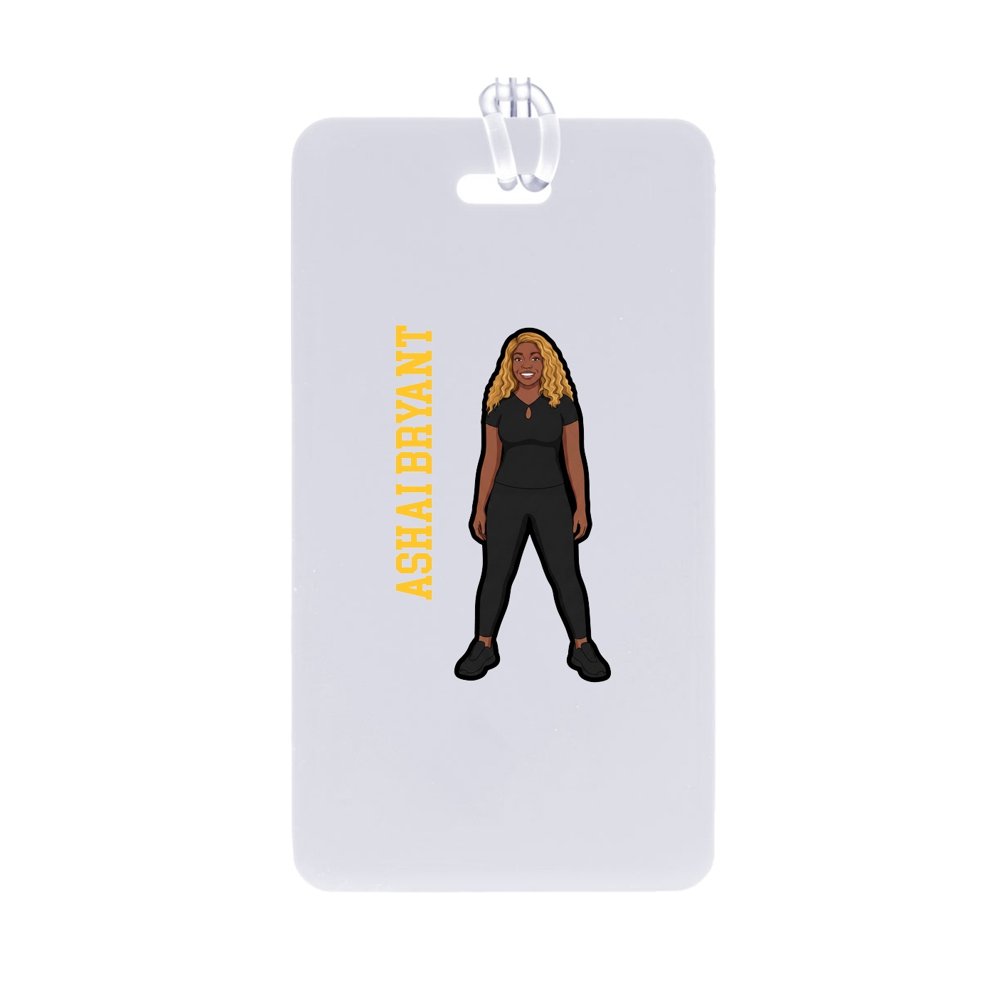 Bag Tag — Name Vertical in Classic