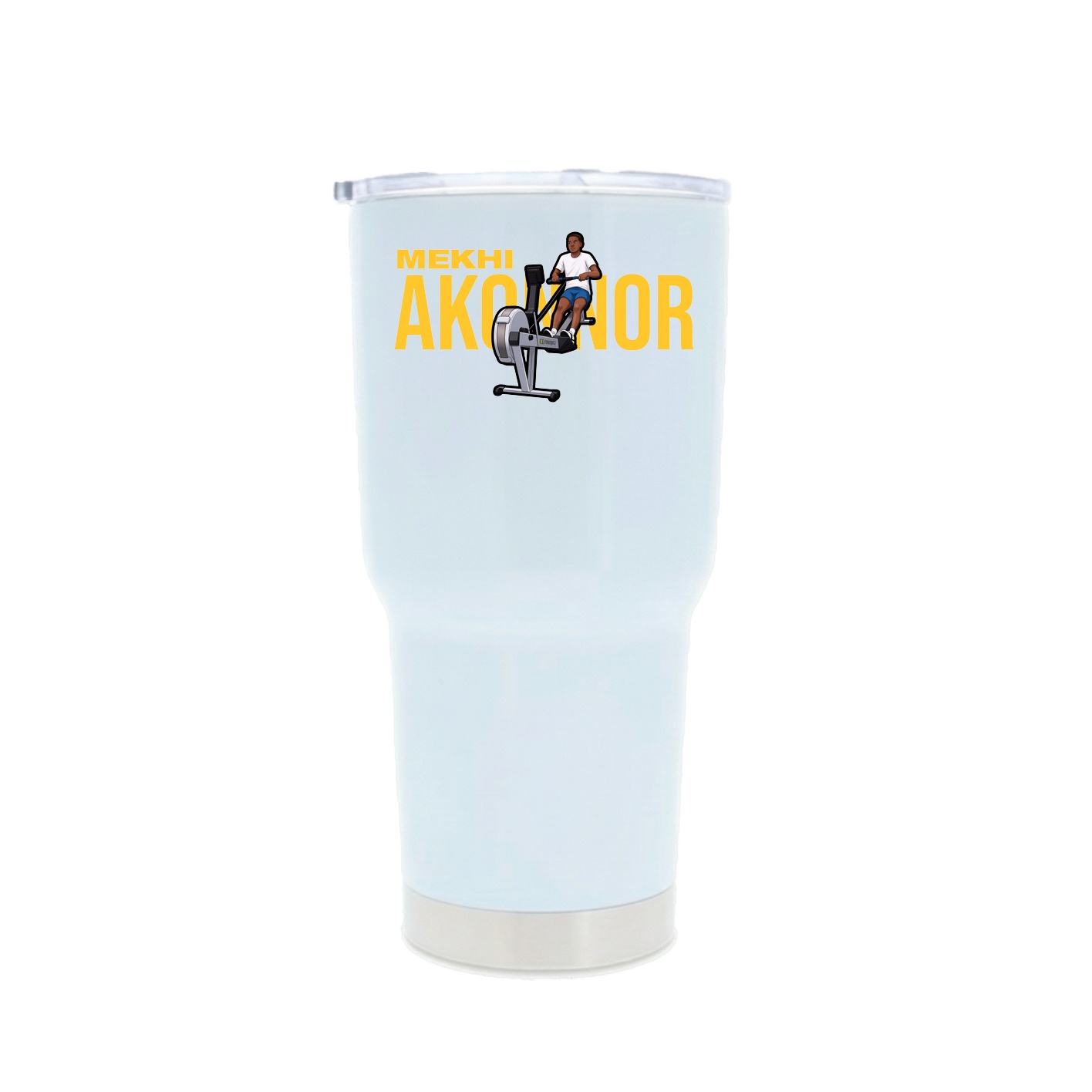 30oz Stainless Steel Tumbler — Player Name in White