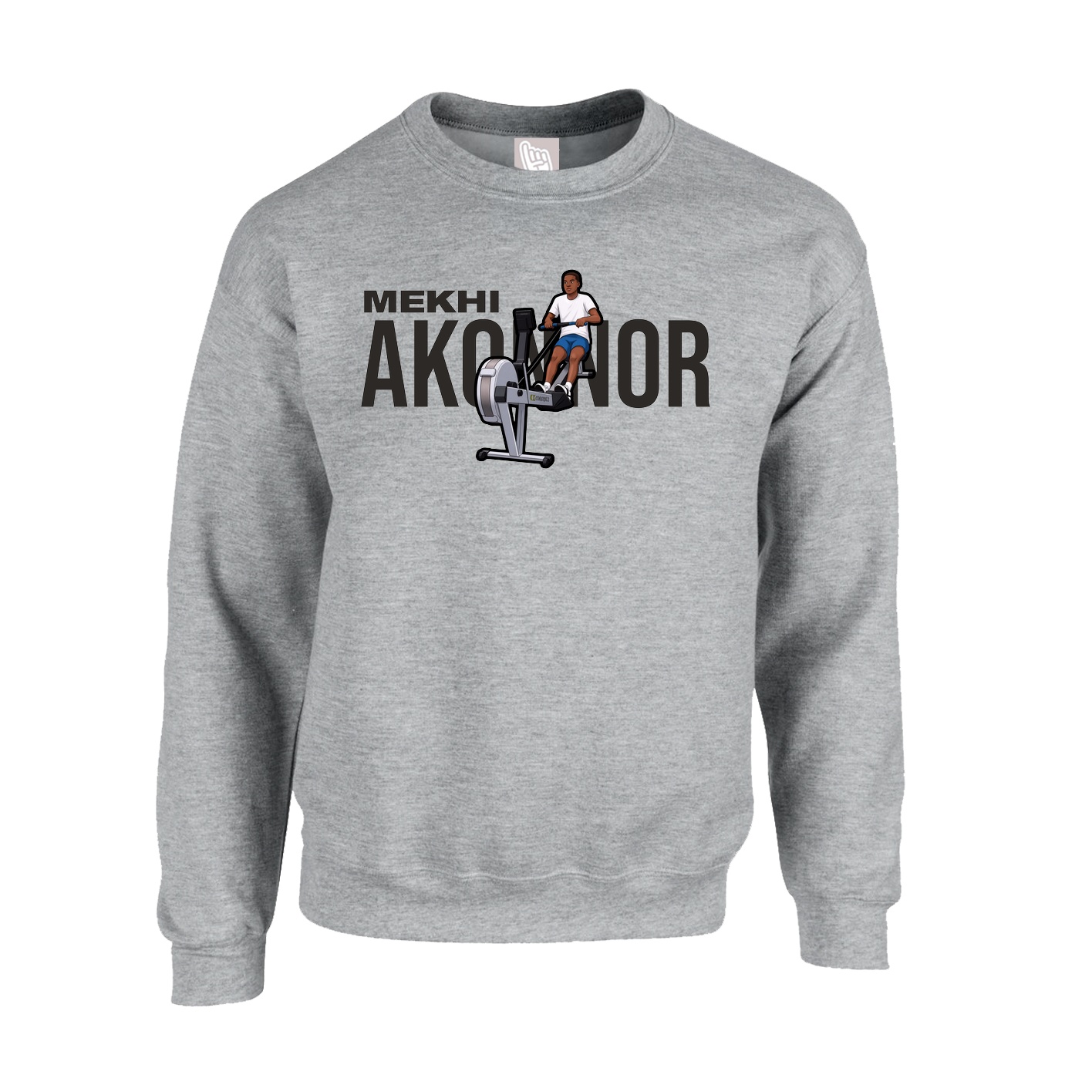 Fleece Crew — Player Name in Grey