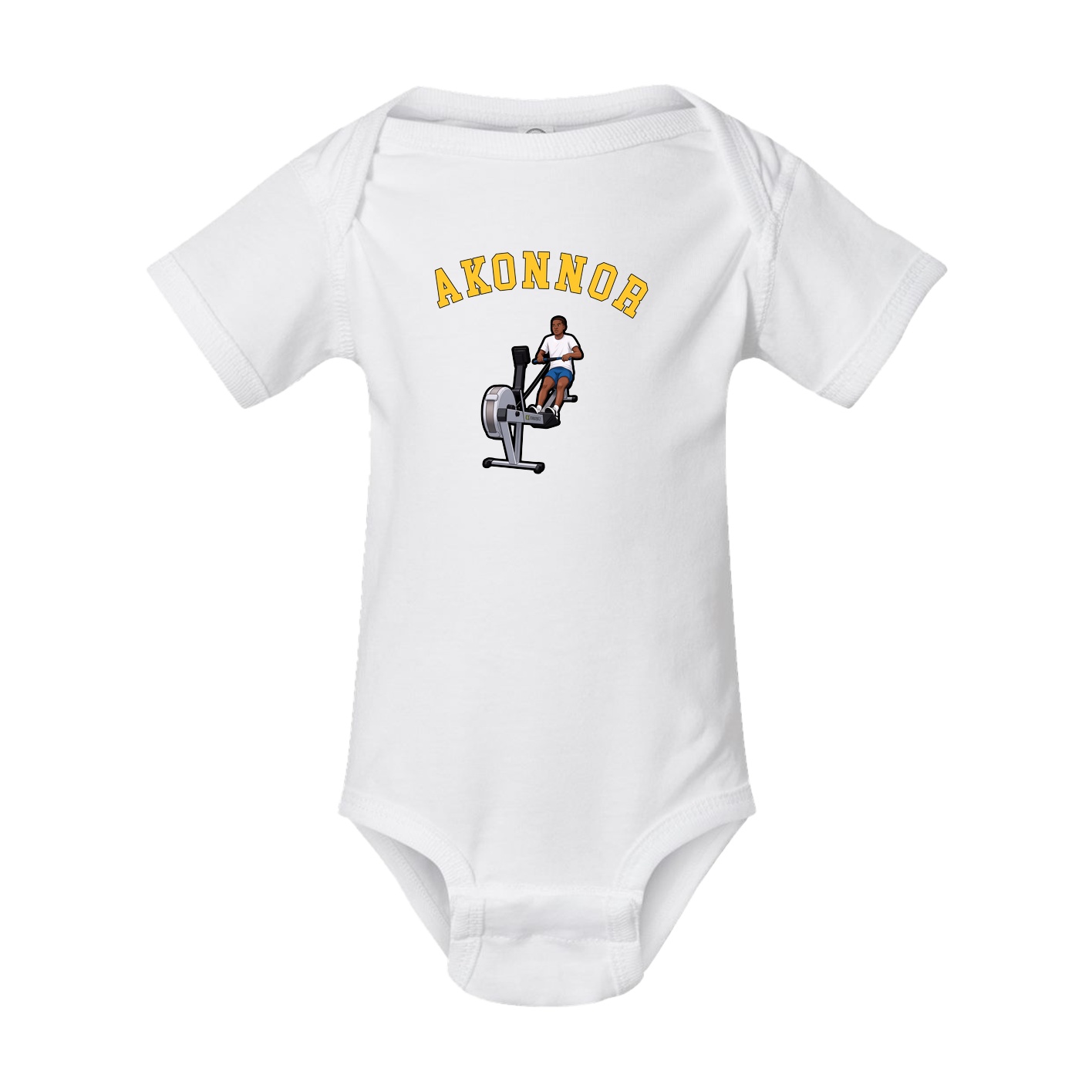 Baby Onesie — Shirsey Arch in White