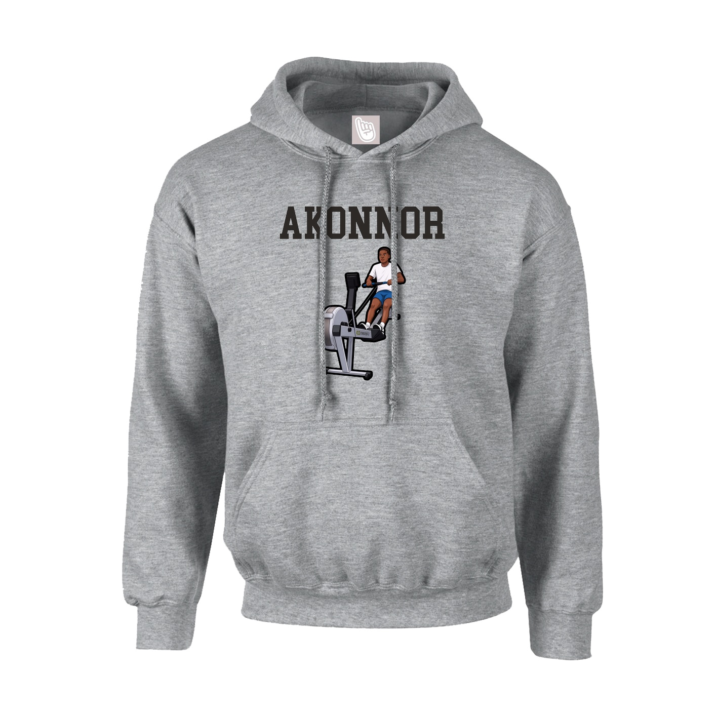 Hoodie — Shirsey in Grey