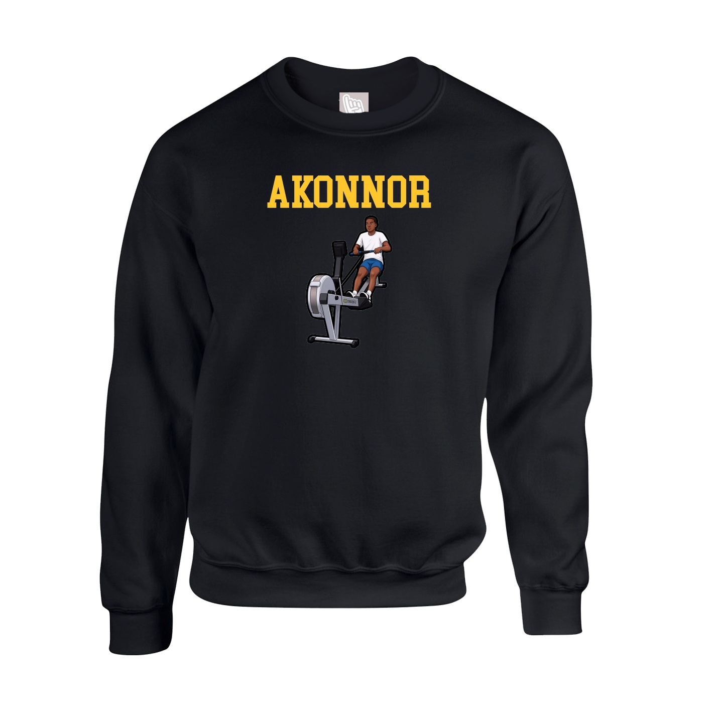Fleece Crew — Shirsey in Black