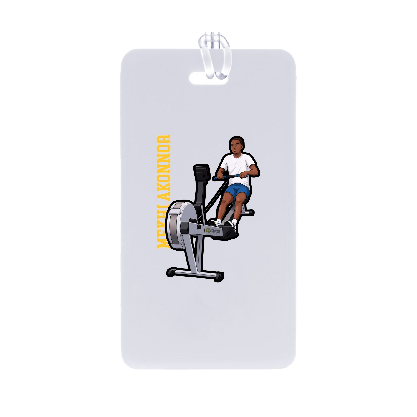 Bag Tag — Name Vertical in Classic