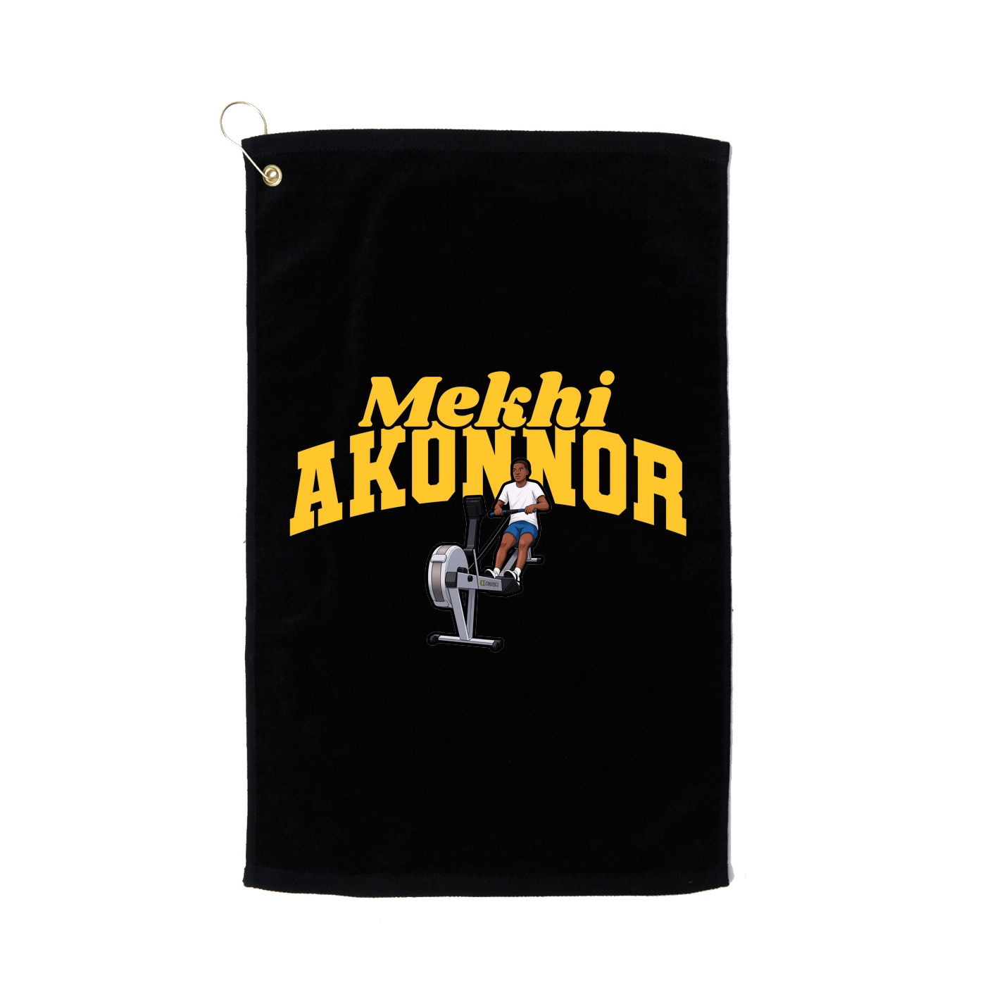 Golf Towel — Signature Arch in Black