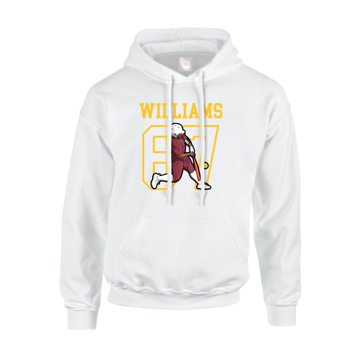 Hoodie — Shirsey in White