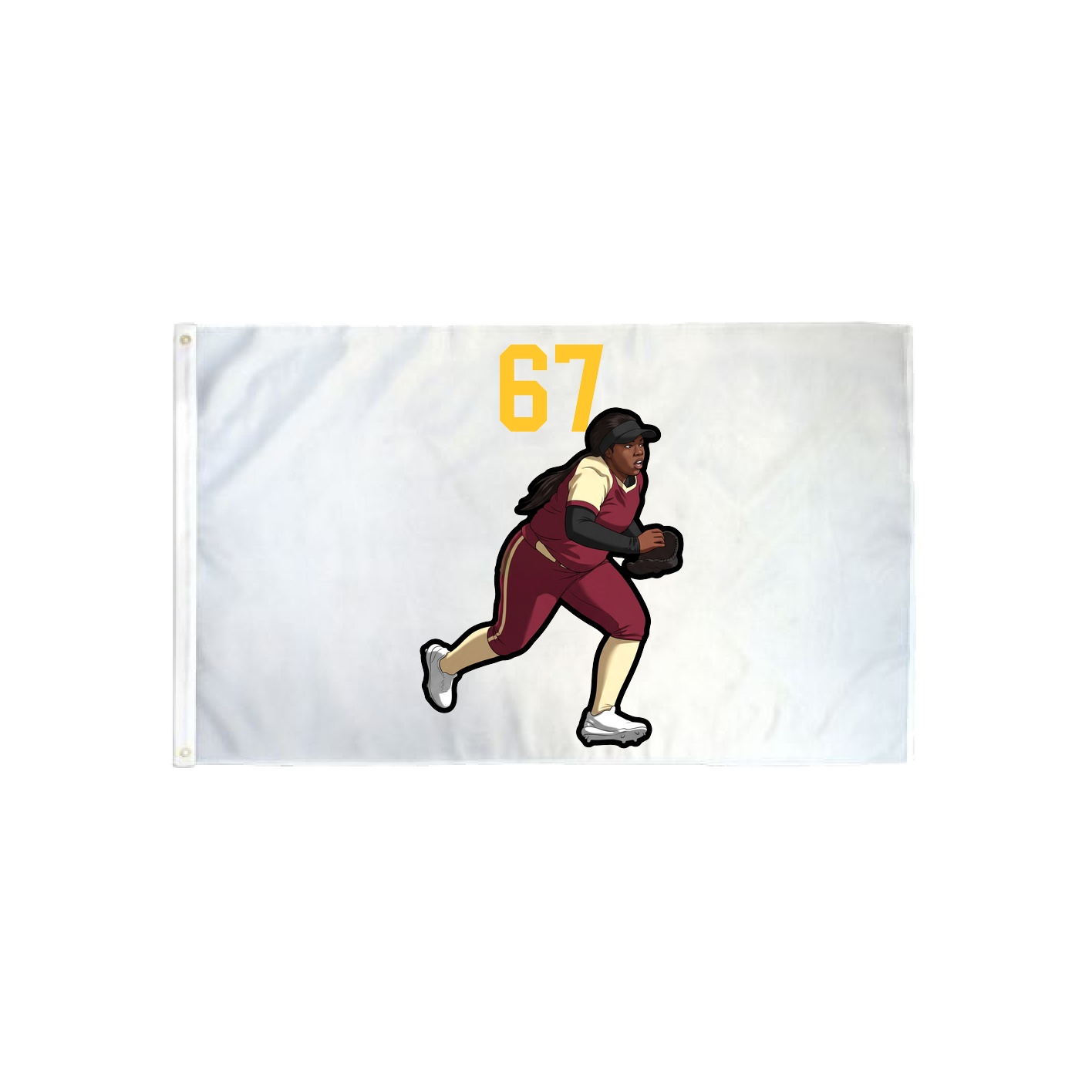 3x5 Flag — Number Top in Classic