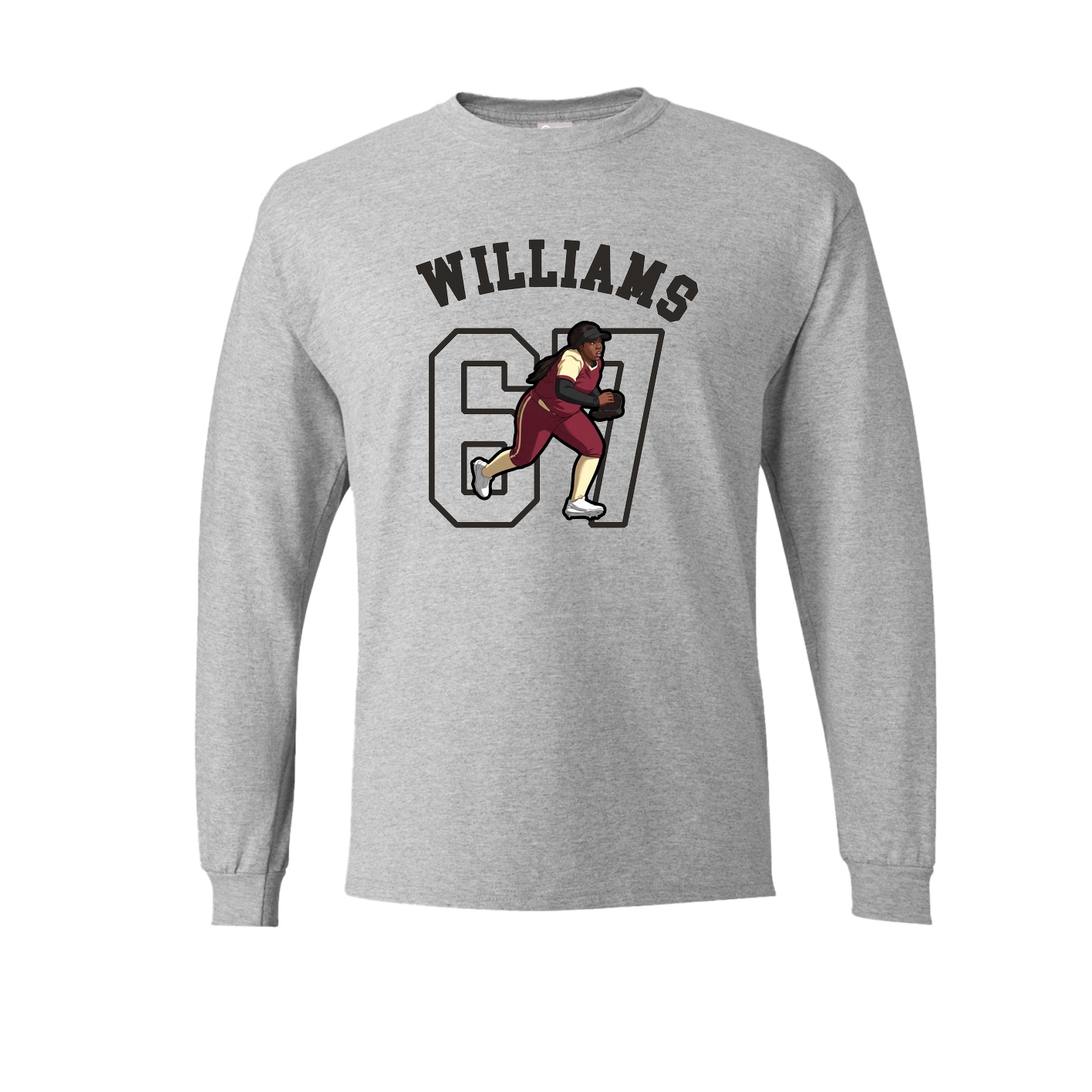 Long Sleeve Tee — Shirsey Arch in Grey