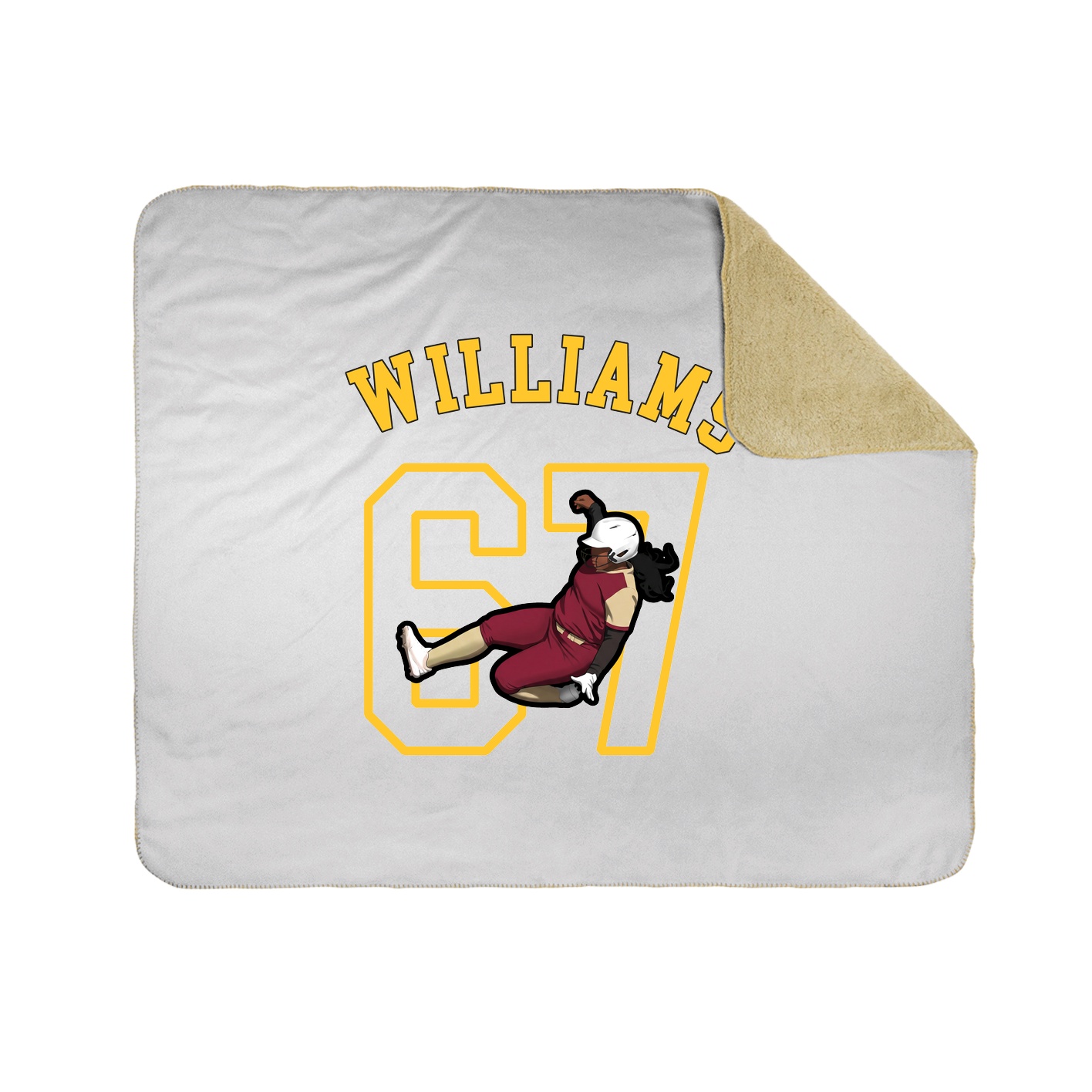 Throw Blanket — Shirsey Arch in White