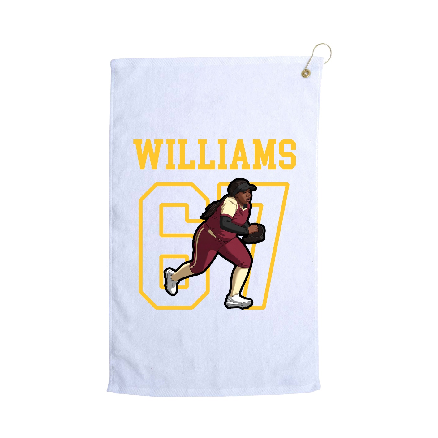 Golf Towel — Shirsey in White