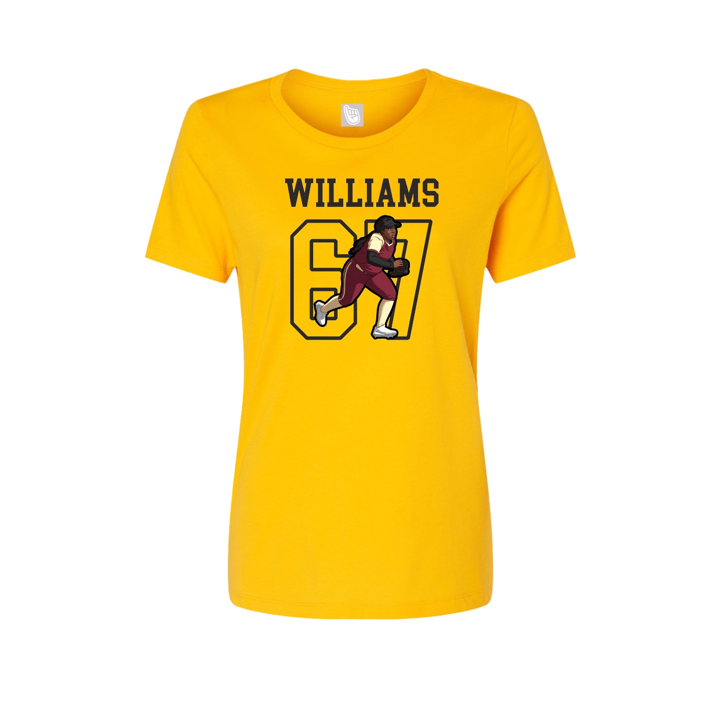 Fitted Women's Tee — Shirsey in Gold