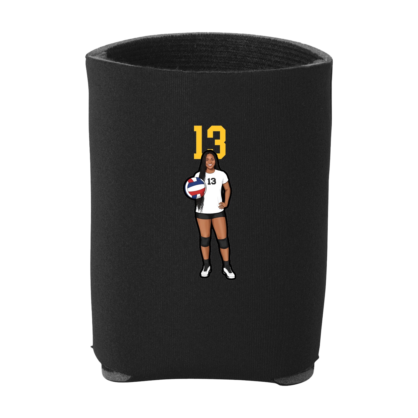 Can Holder — Number Top in Black