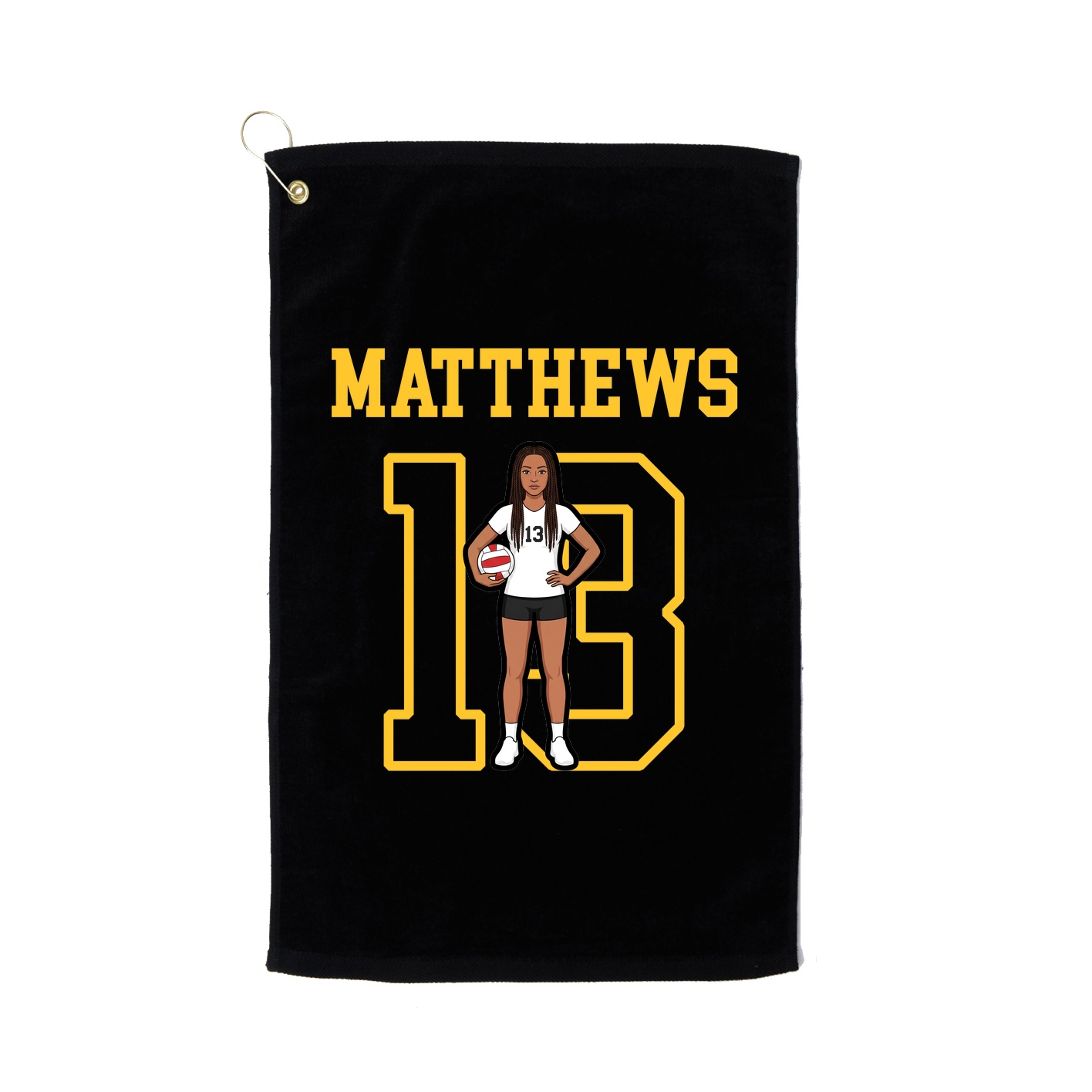 Golf Towel — Shirsey in Black