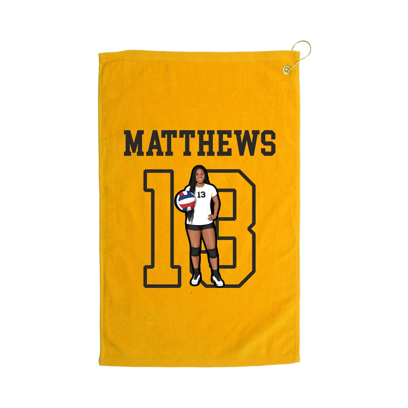 Golf Towel — Shirsey in Gold