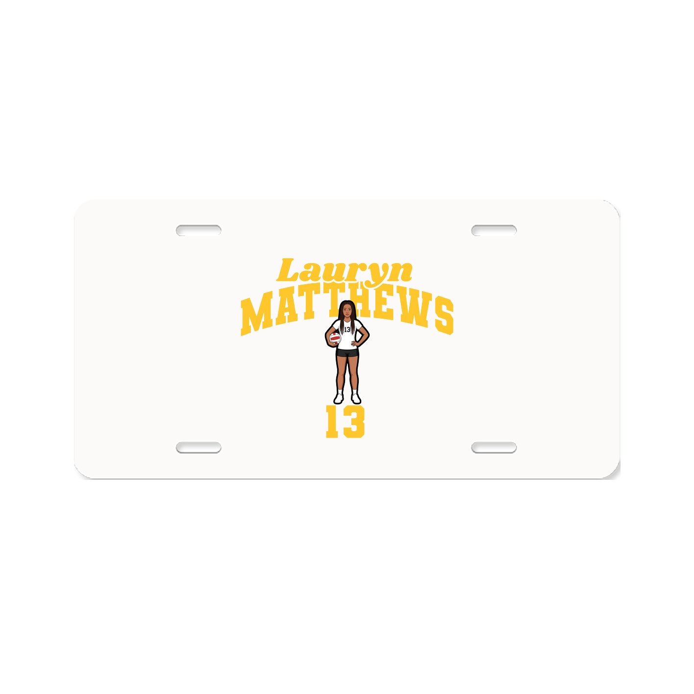 License Plate — Signature Arch in Classic