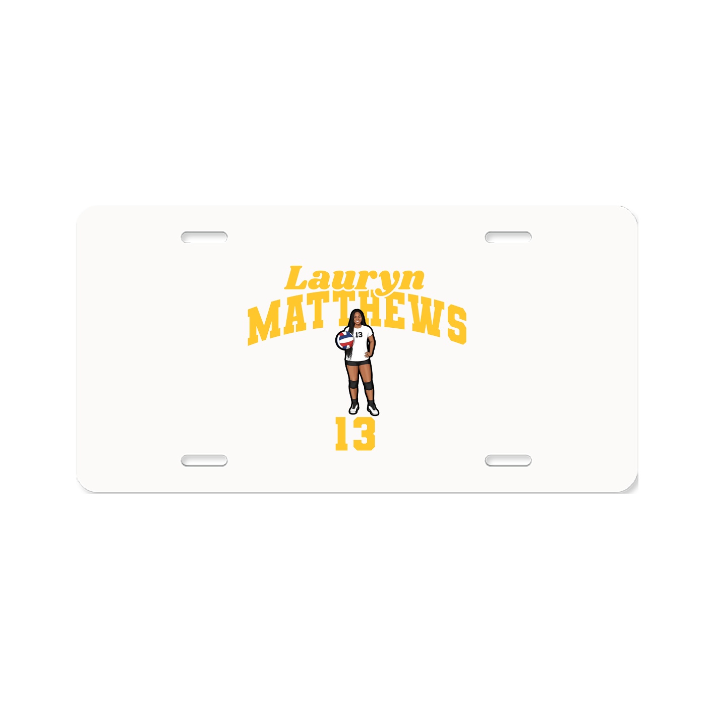 License Plate — Signature Arch in Classic