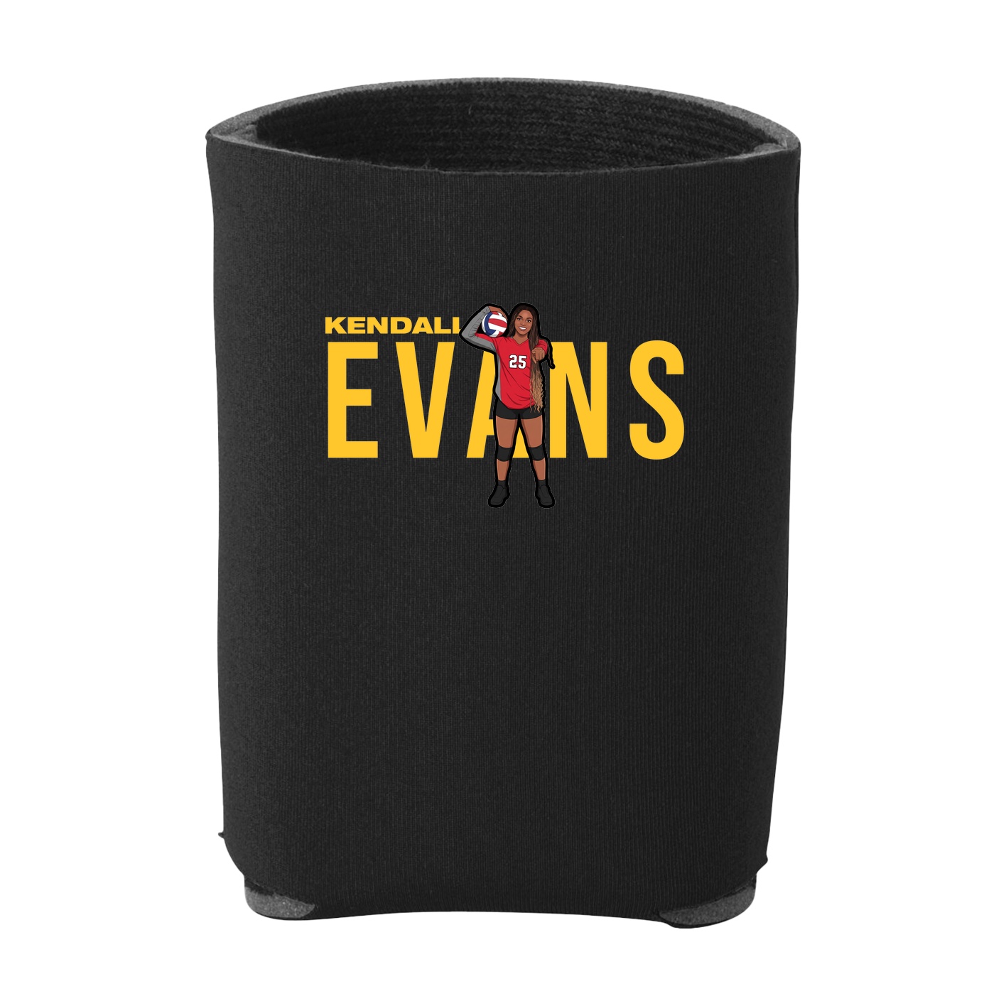 Can Holder — Player Name in Black