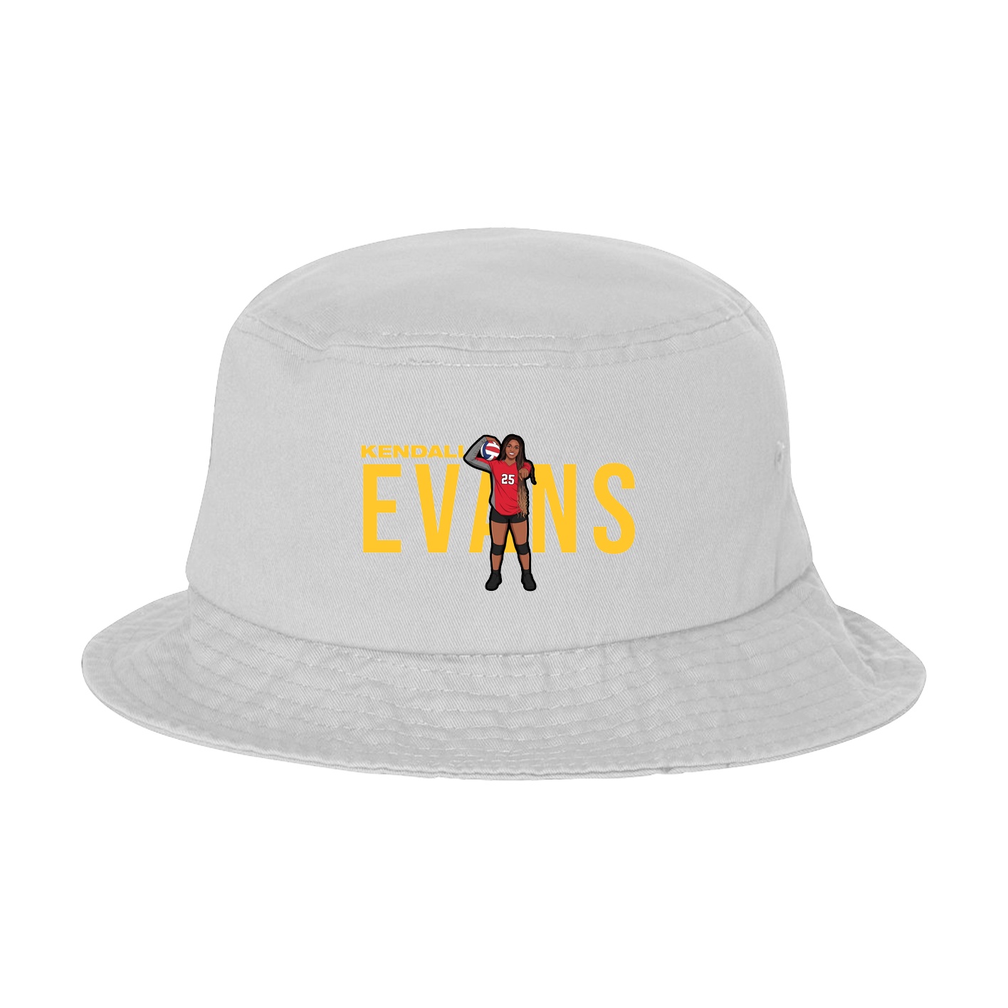 Bucket Cap — Player Name in White