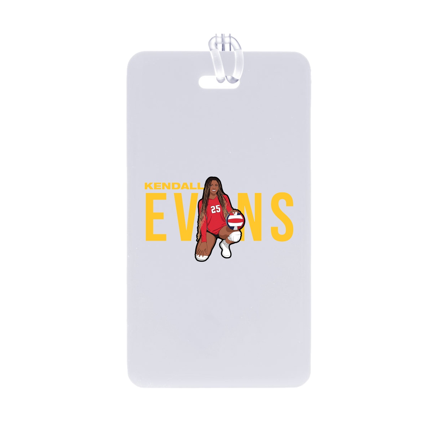 Bag Tag — Player Name in Classic