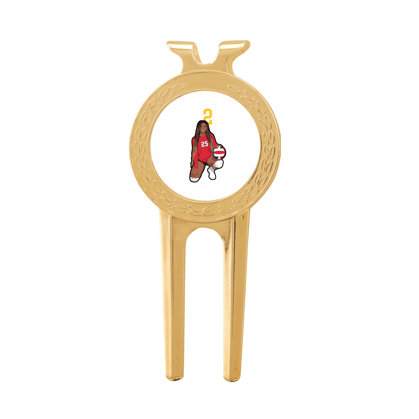 Divot Tool with Ball Marker — Number Top in Classic
