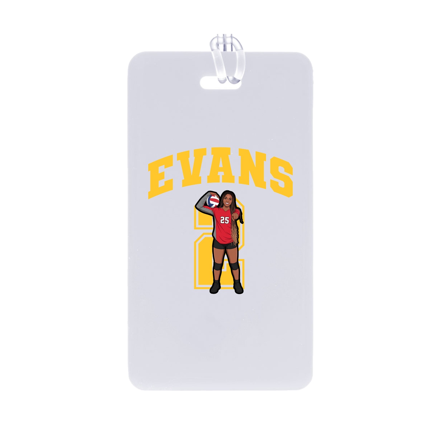 Bag Tag — Number in Classic