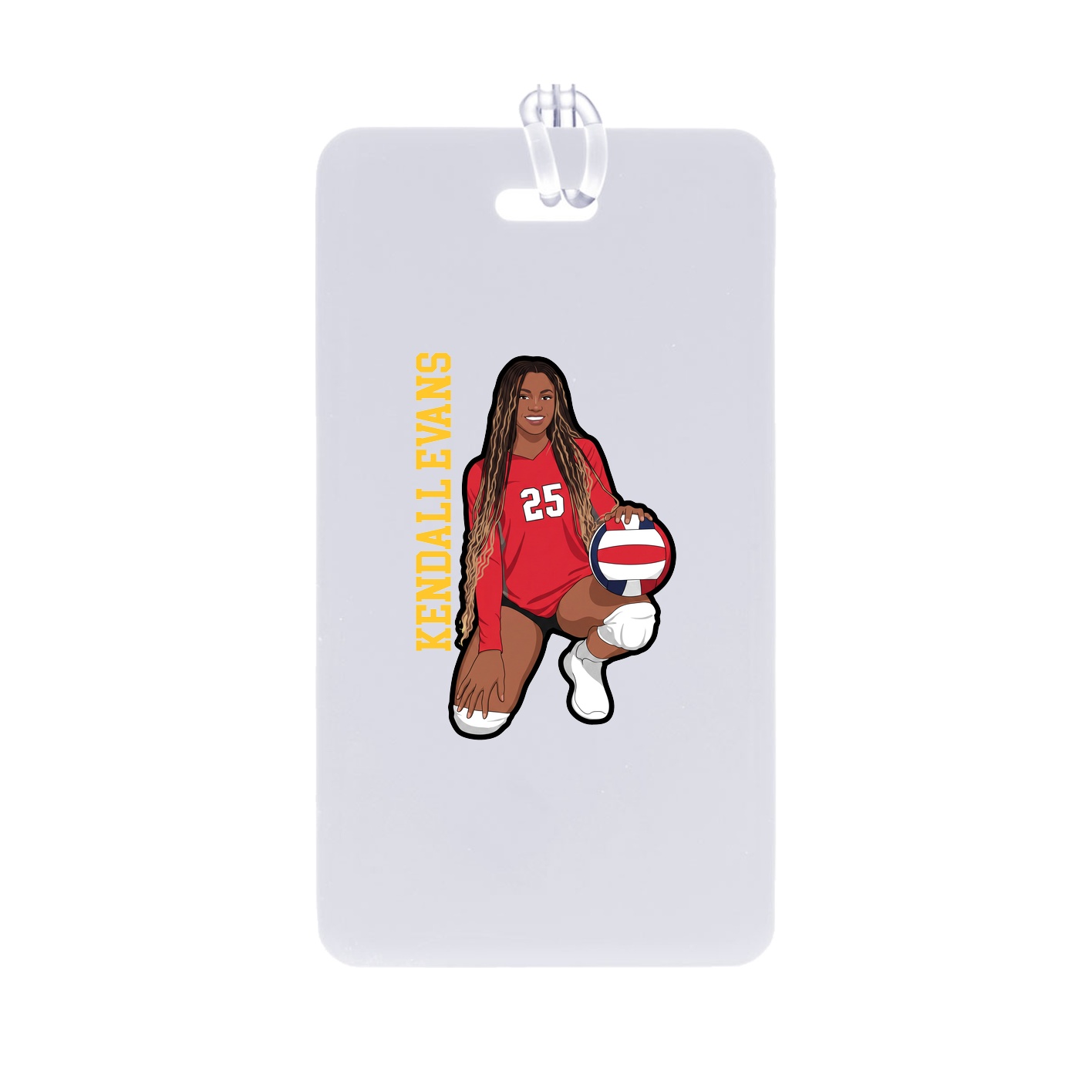 Bag Tag — Name Vertical in Classic