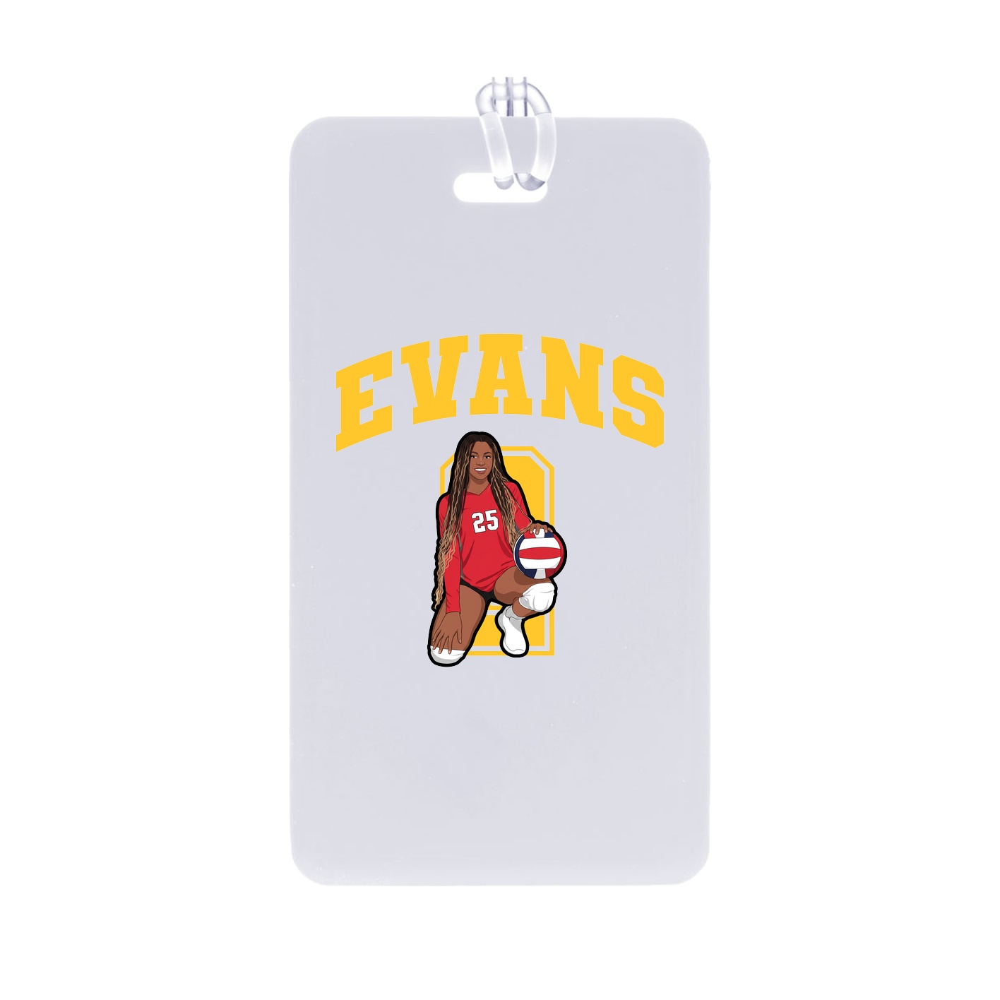 Bag Tag — Number in Classic