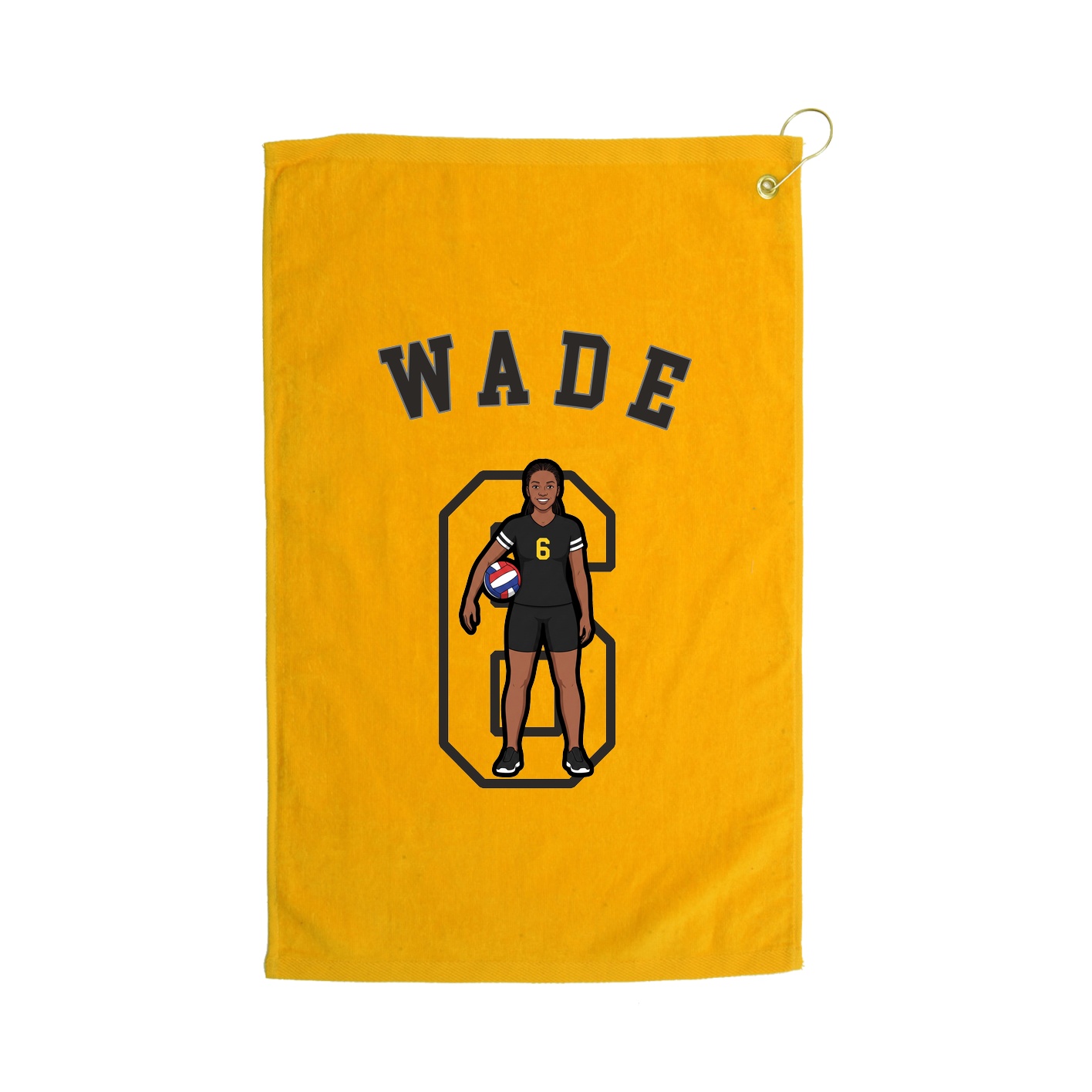 Golf Towel — Shirsey Arch in Gold