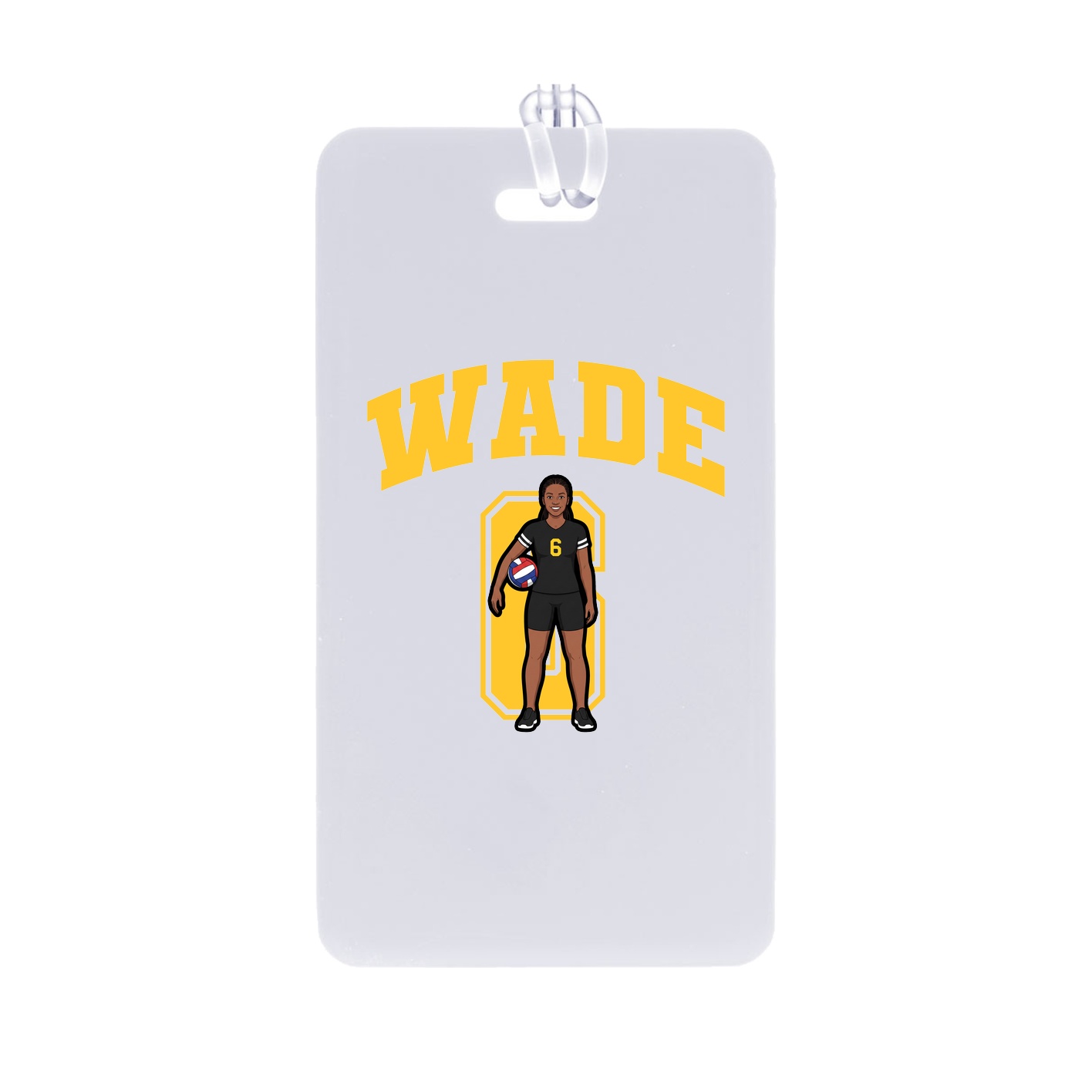 Bag Tag — Number in Classic