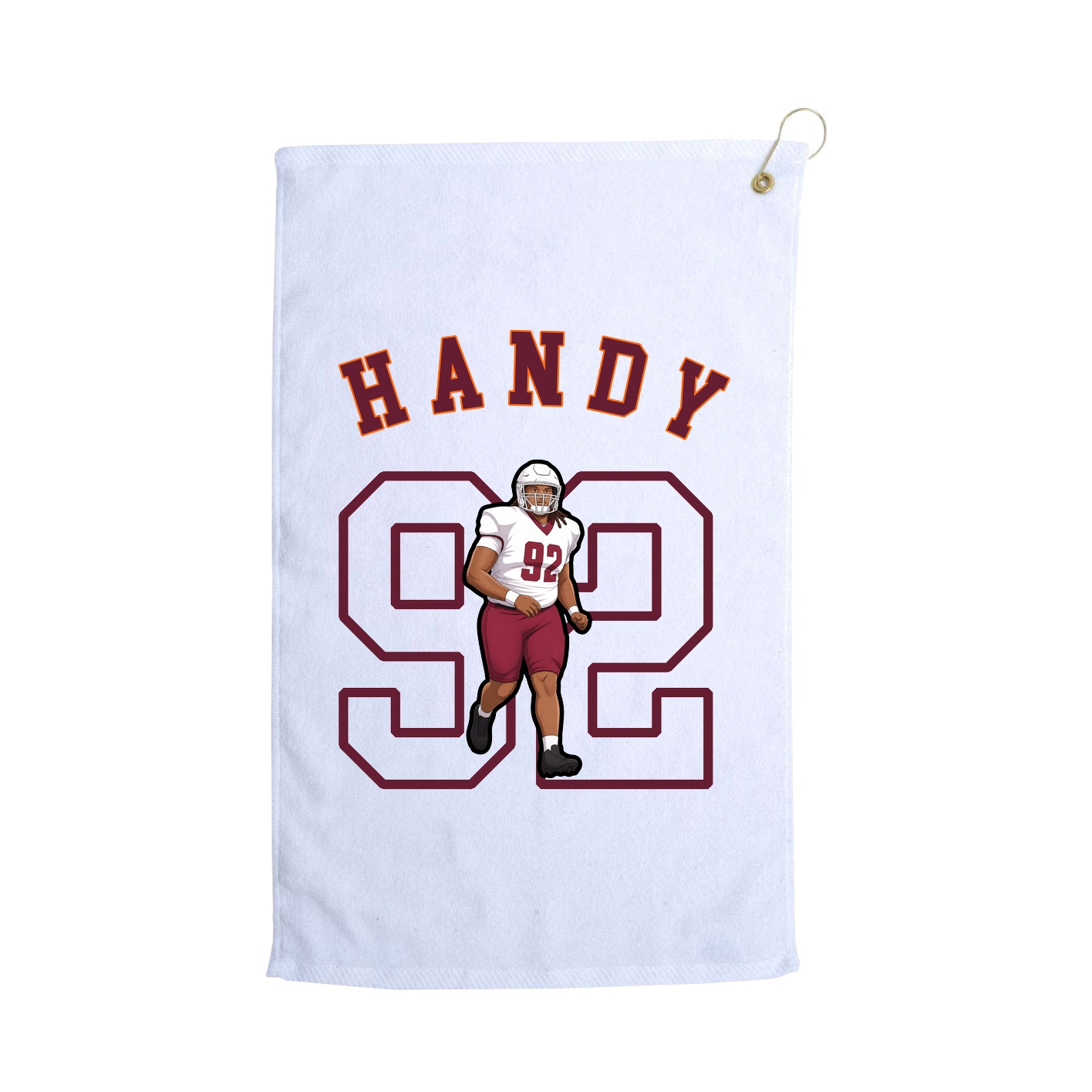 Golf Towel — Shirsey Arch in White