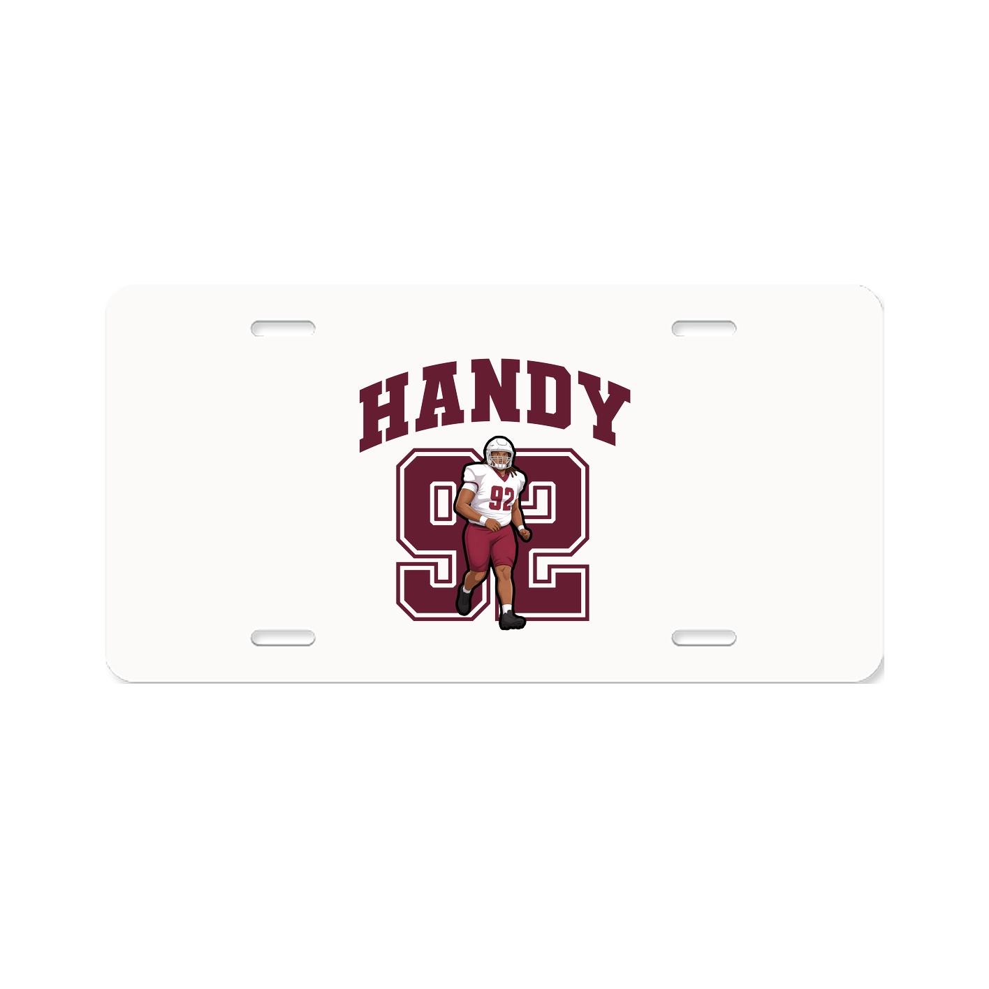 License Plate — Number in Classic