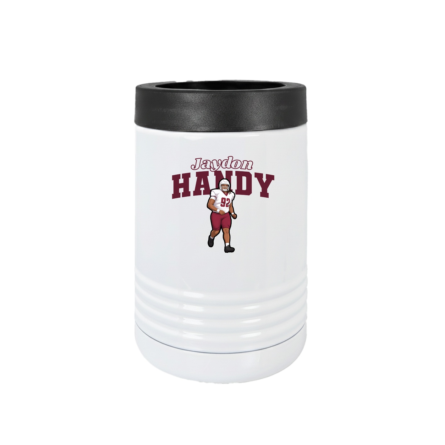 Beverage Holder — Name Arch in White