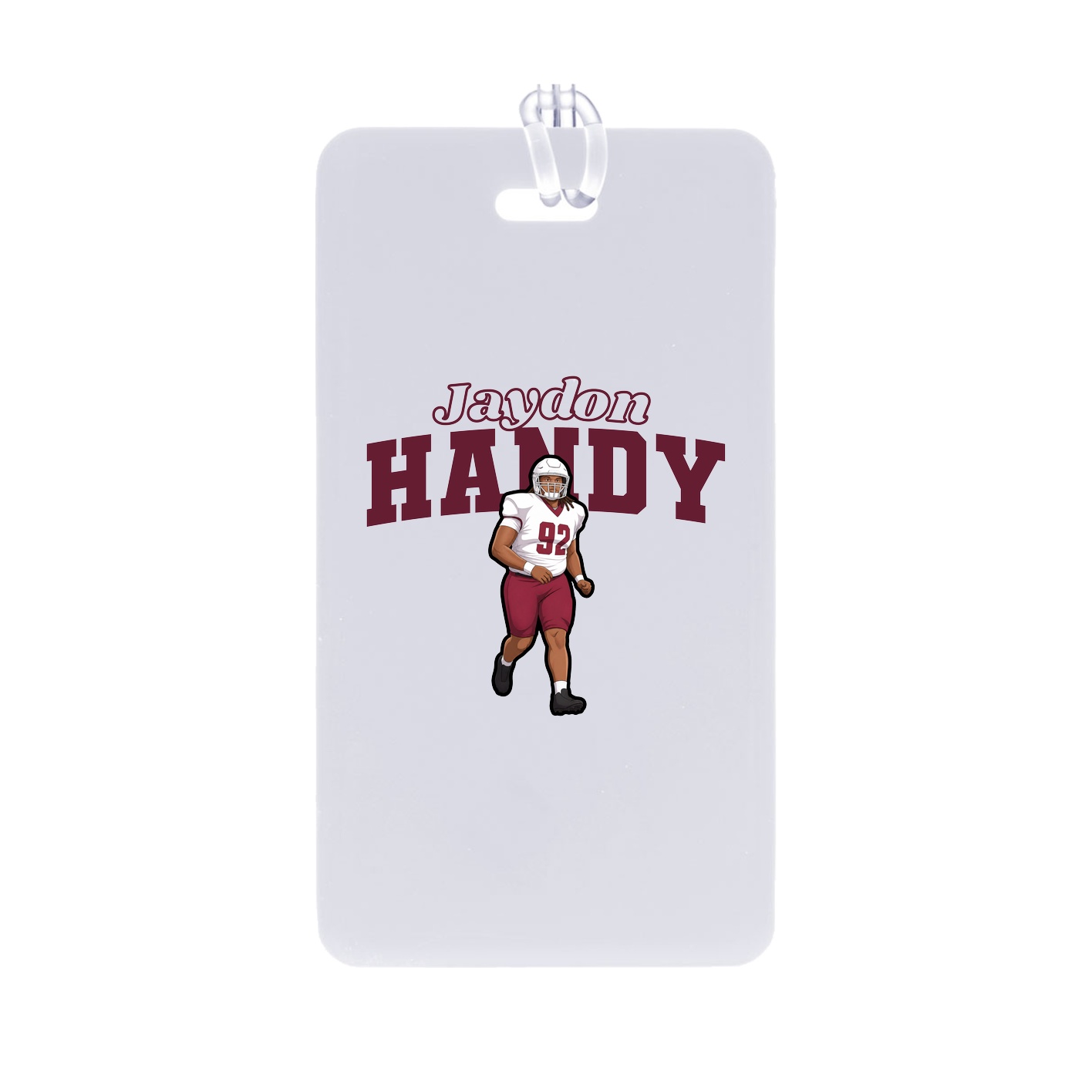 Bag Tag — Name Arch in Classic