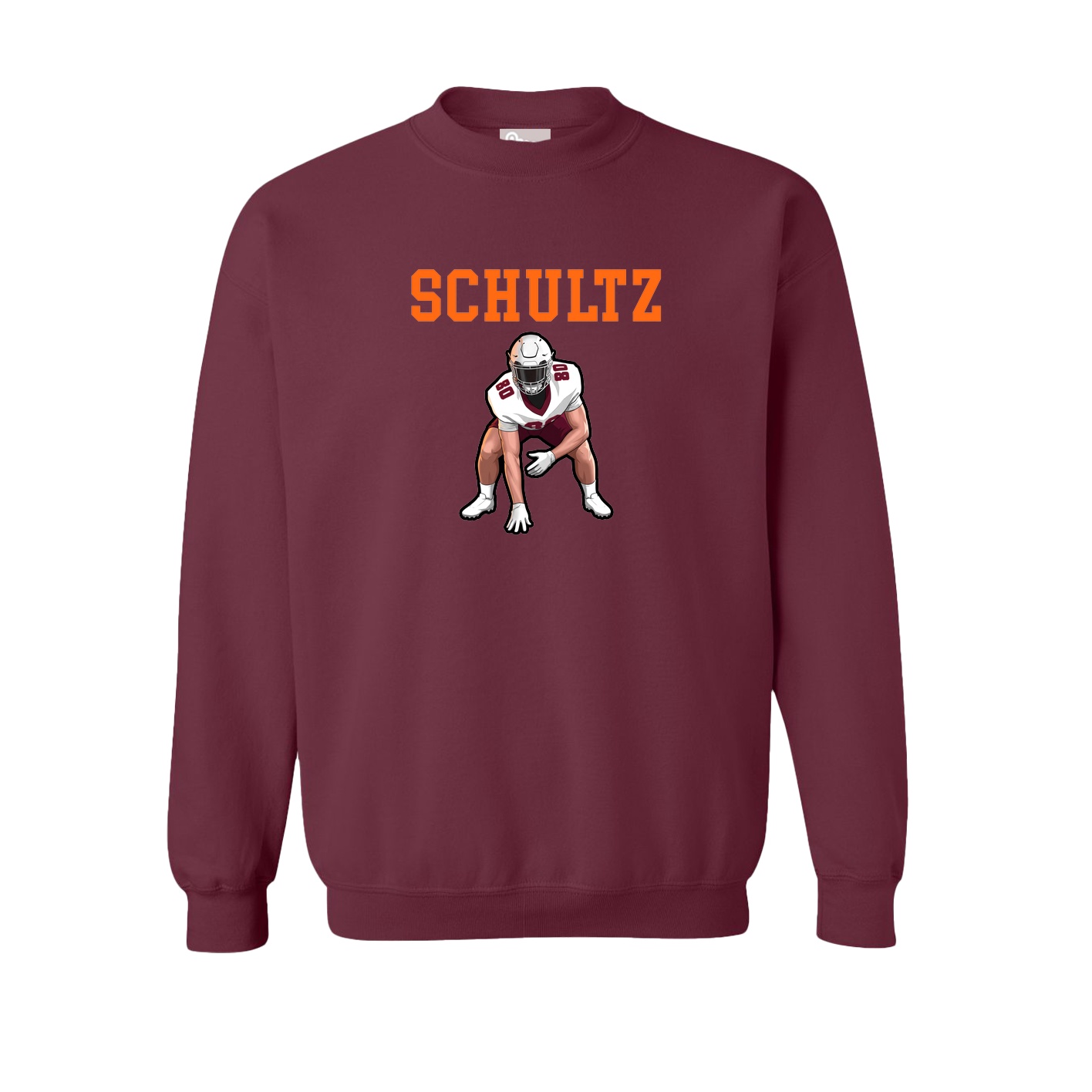 Fleece Crew — Shirsey in Maroon