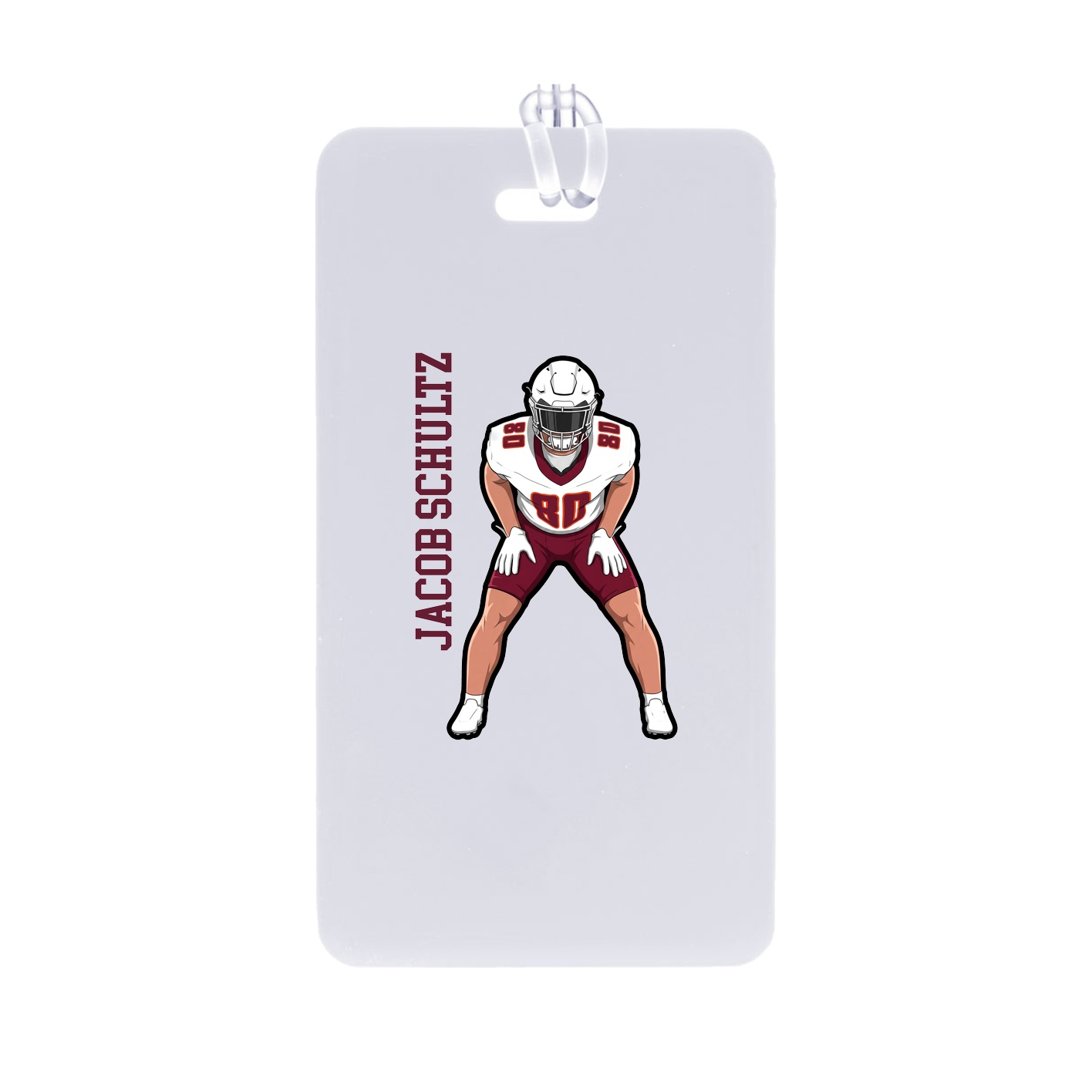 Bag Tag — Name Vertical in Classic